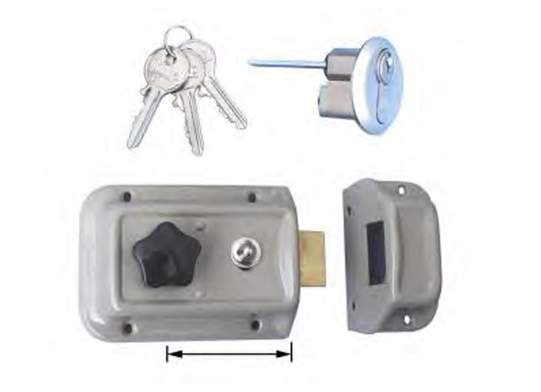 LANCANT A CYLINDRE A APPLIQUER GAUCHE ET DROITE 60MM