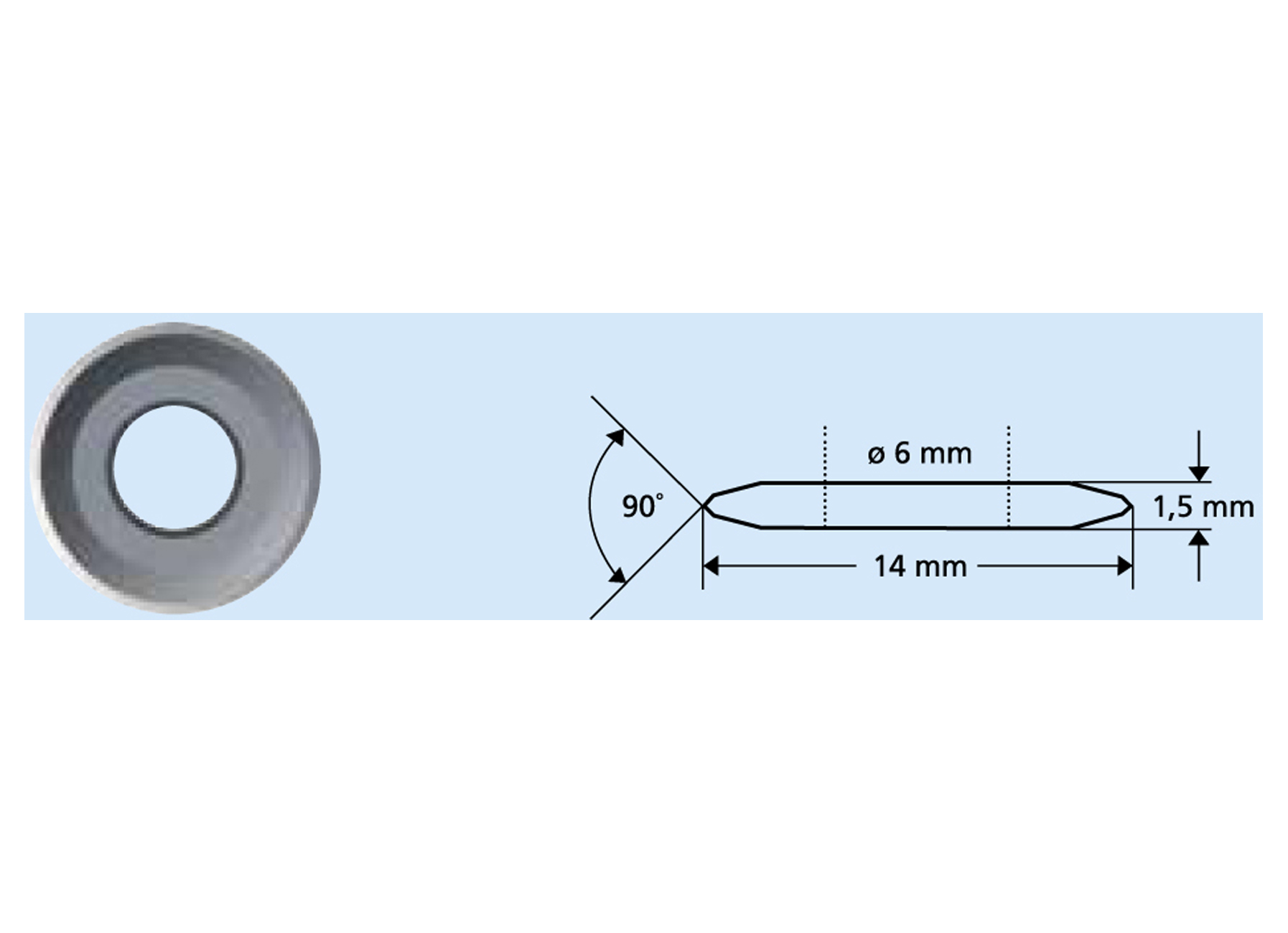 KAUFMANN MOLETTE DE RECHANGE EURO/AUSTO/UNI Ø14MM