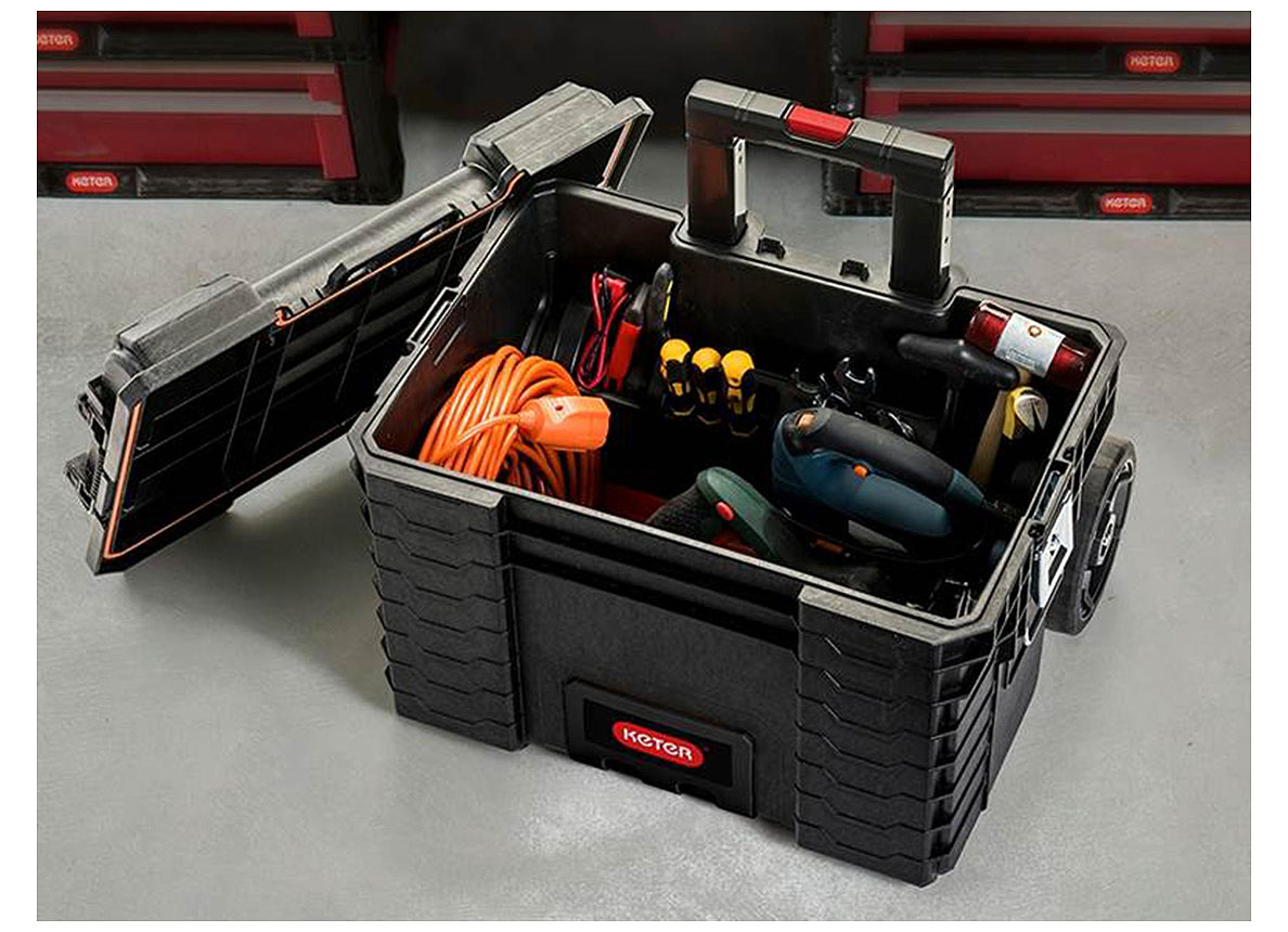 KETER GEREEDSCHAPSKOFFER PROF GEAR CART 22''