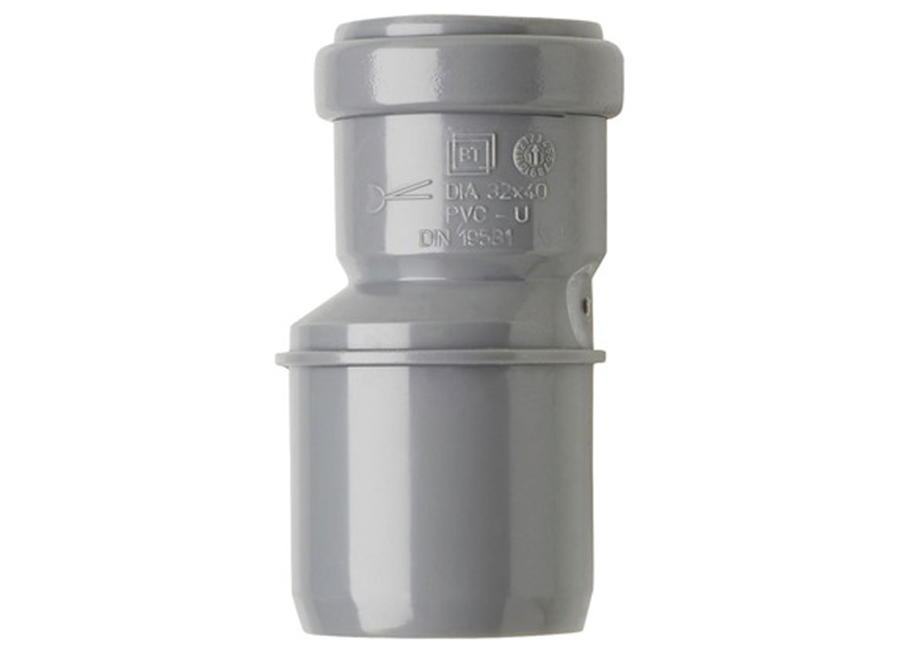 REDUCTION SANITAIRE EXCENTRIQUE PVC Ø40X32MM