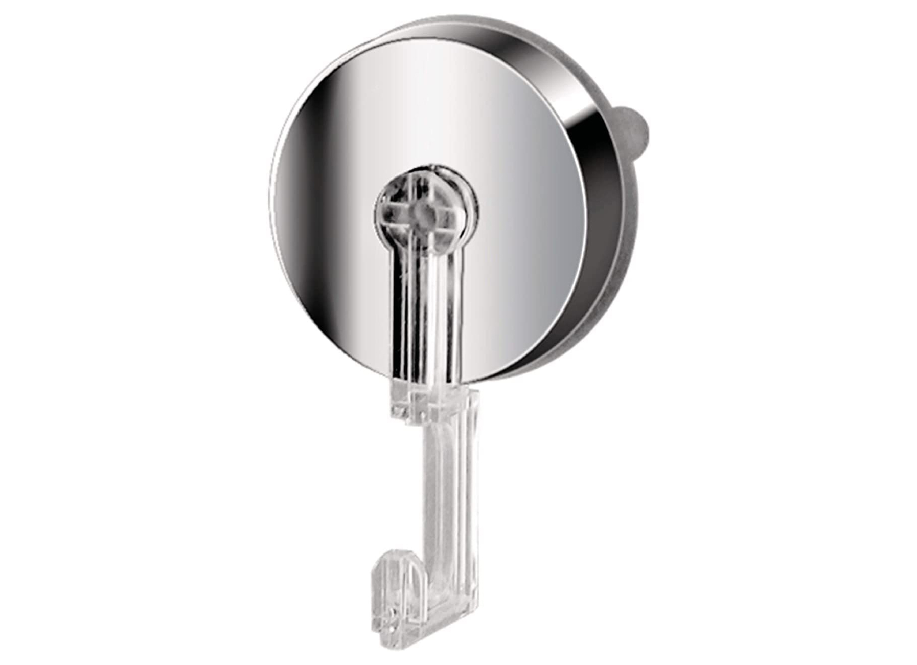 OPHANGHAKEN 65X108X30MM CHROOM/KUNSTSTOF