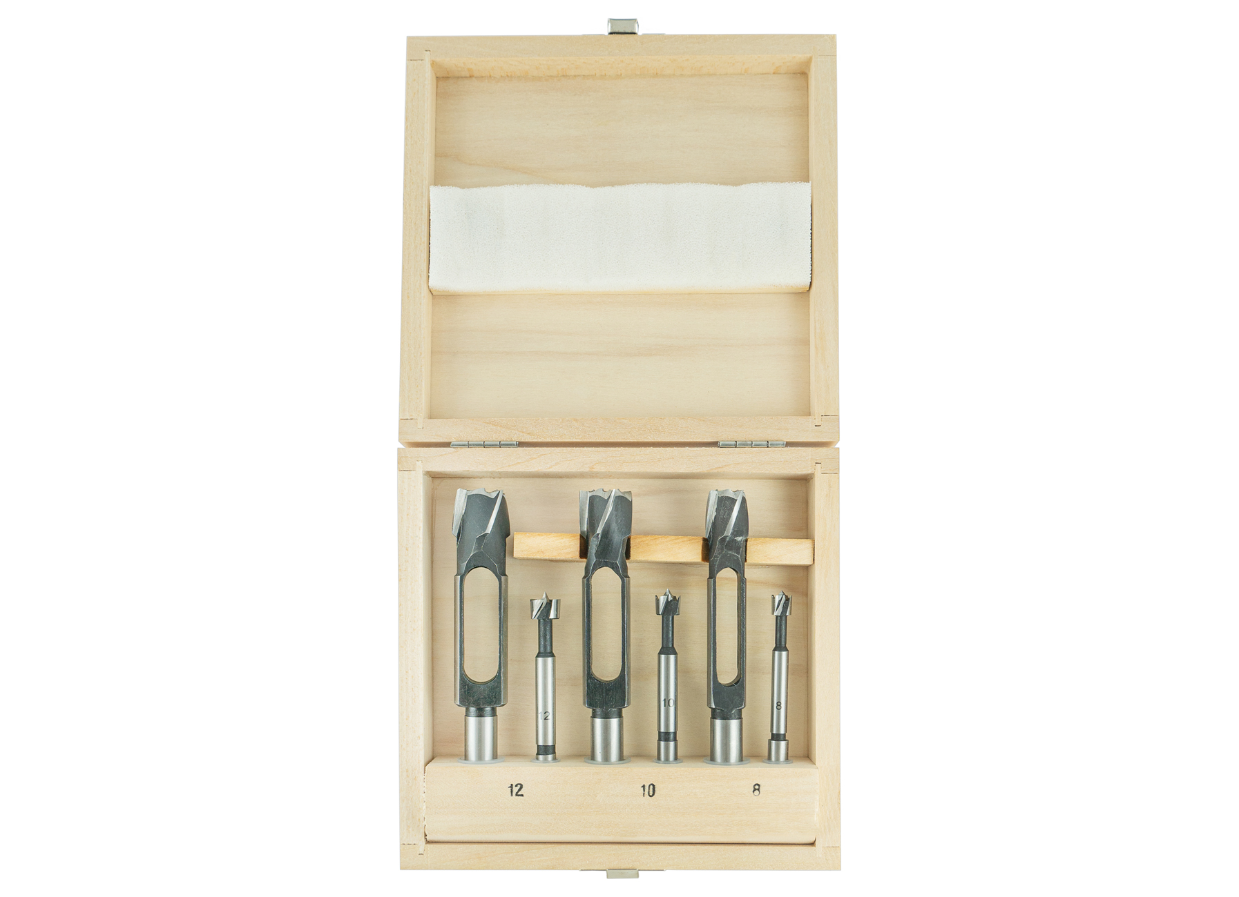 ENT COFFRET DE 6 COUPE-TENONS ET MECHES FORSTNER Ø8/10/12 WS