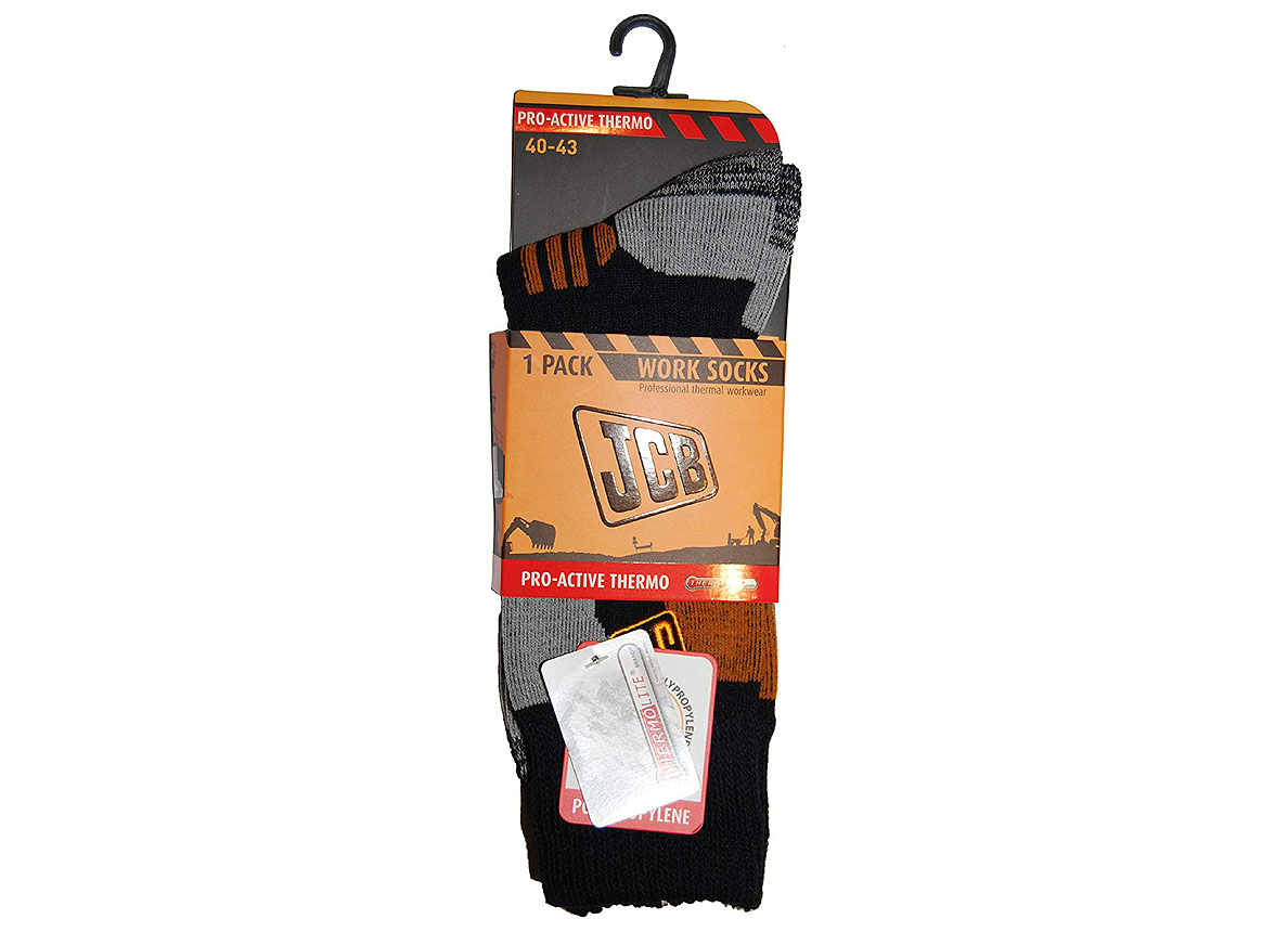 JCB CHAUSSETTE THERMO NOIR 40-43