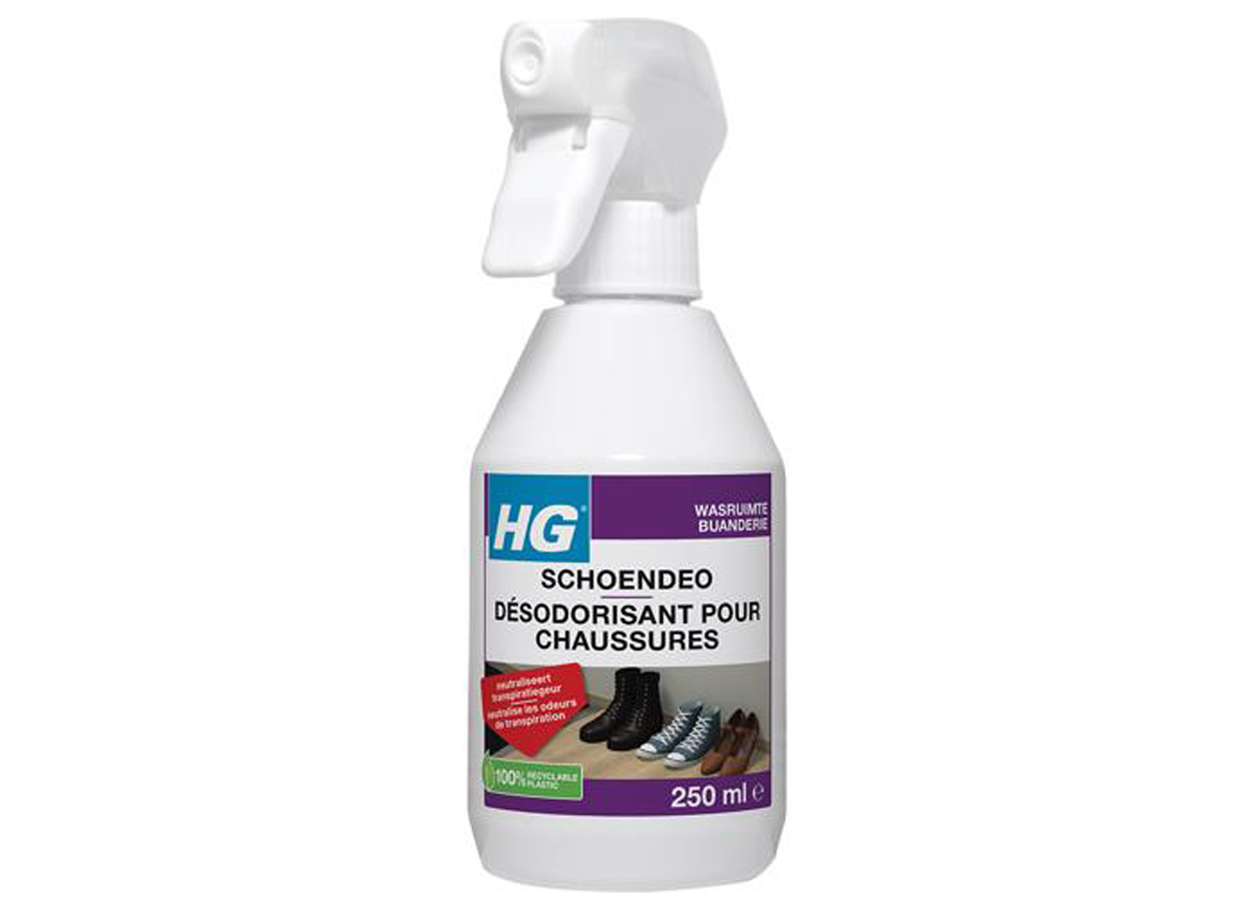 HG DESODORISANT POUR CHAUSSURES 250ML