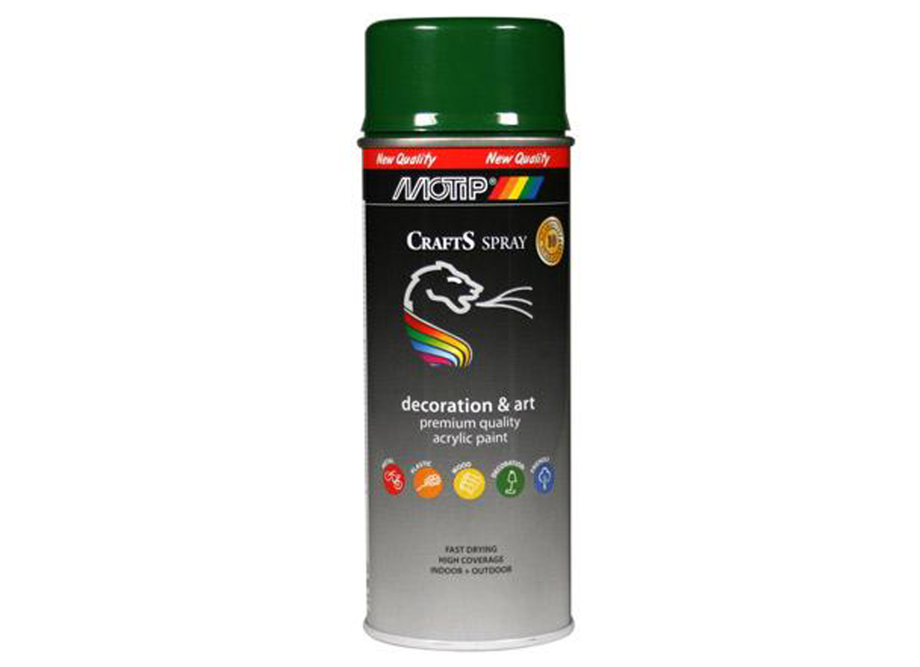 SPRAY CRAFTS HOOGGLANS BLADGROEN RAL 6002 400ML