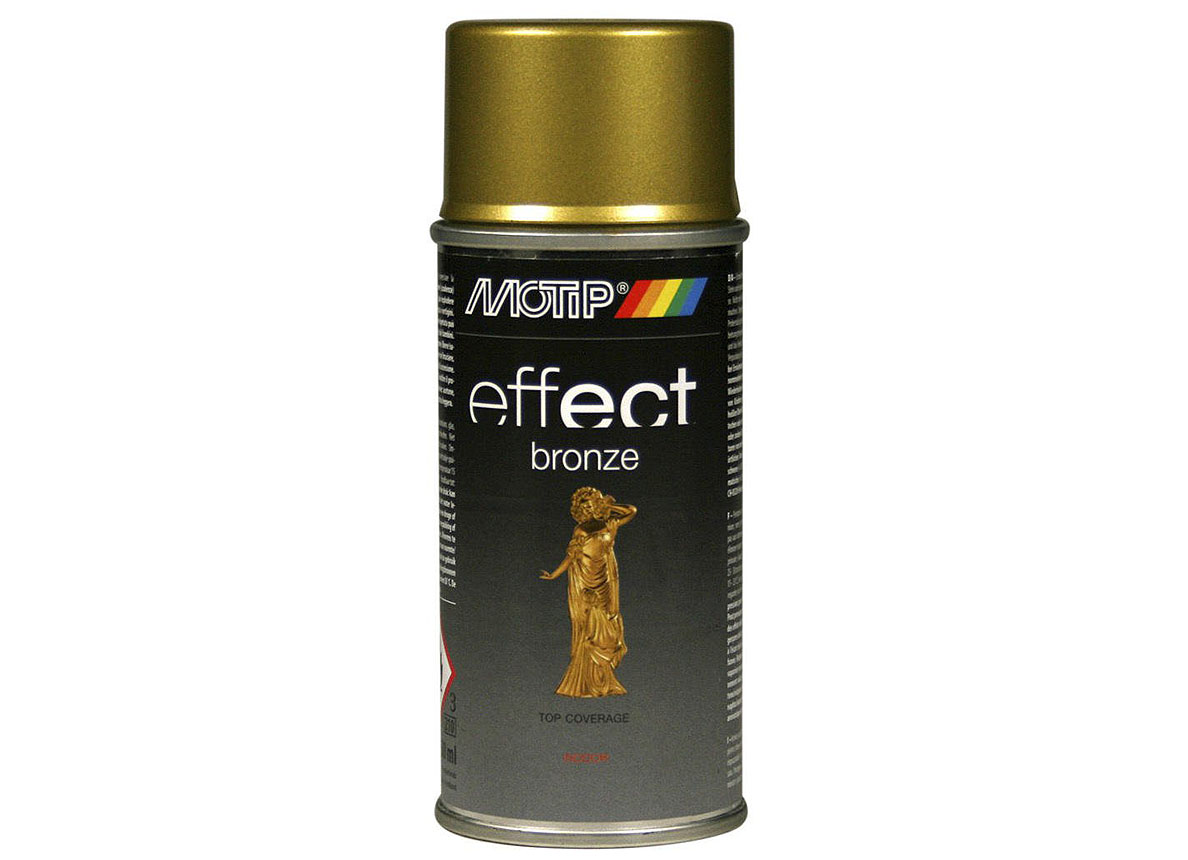 MOTIP SPRAY DECO EFFECT BRONSLAK GOUD 150ML