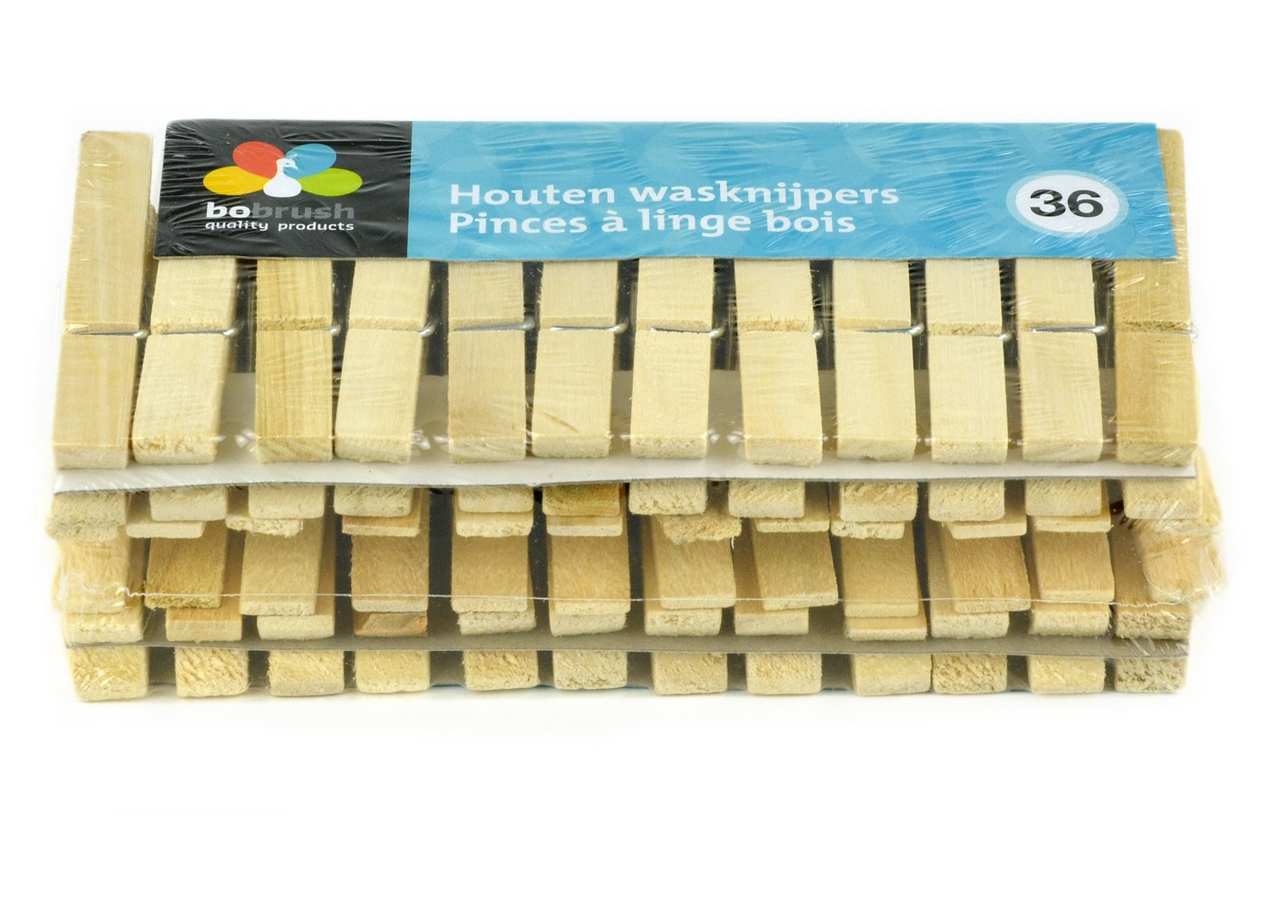 PINCES A LINGE BOIS 36 PIECES