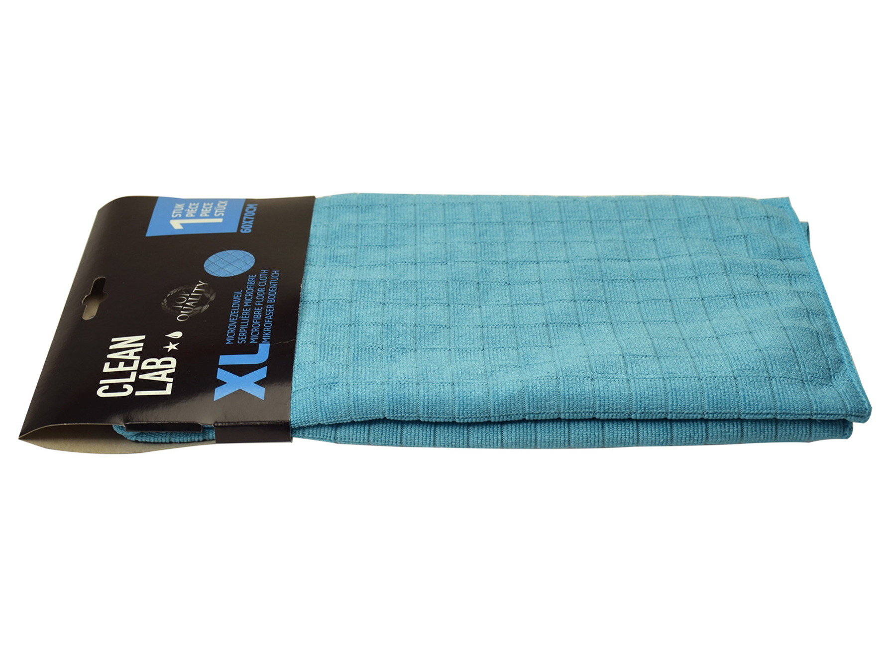 Torchon Microfibre Relief Bleu 60x70cm - menage - nettoyer