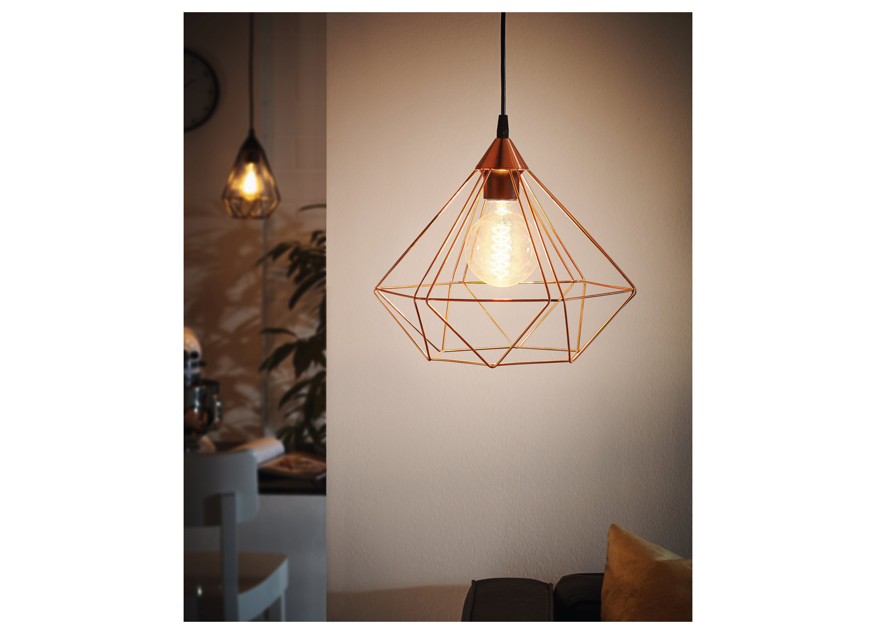 EGLO HANGLAMP TARBES KOPERKLEUR
