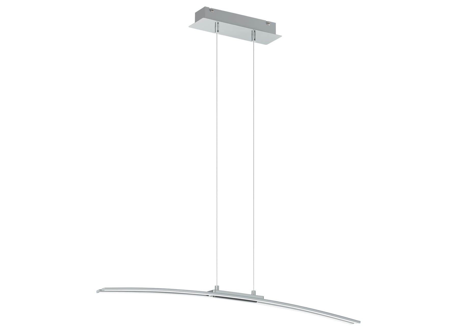 EGLO PLAFONNIER LED CHROME/BLANC LASANA