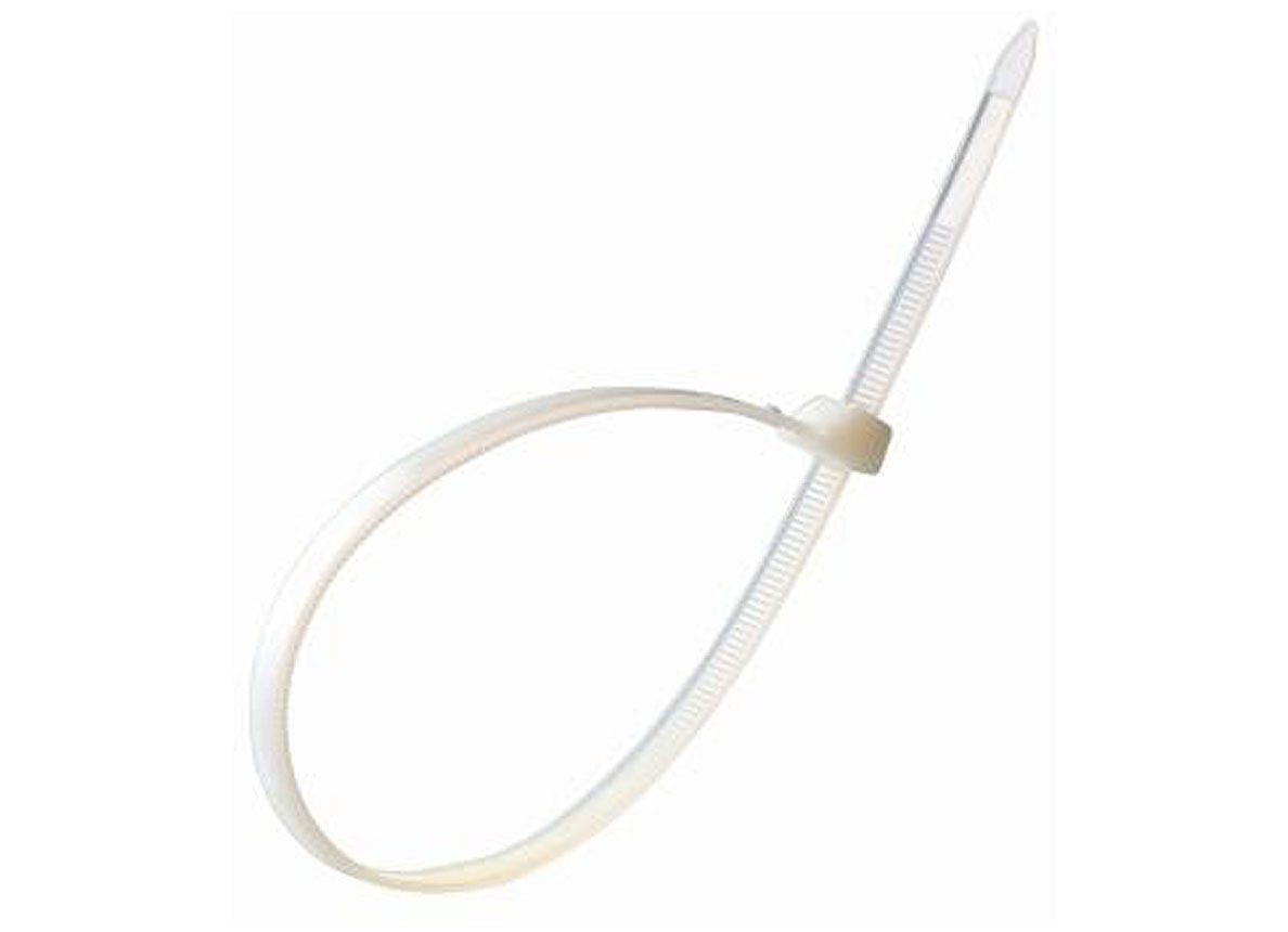 KABELBAND 200 X 4.8MM WIT 100 STUKS