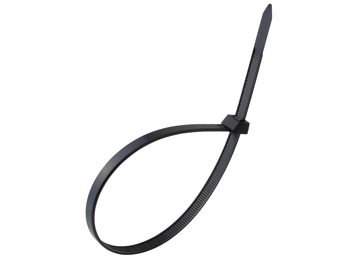 COLLIER 200 X 4.8MM NOIR 100 PIECES