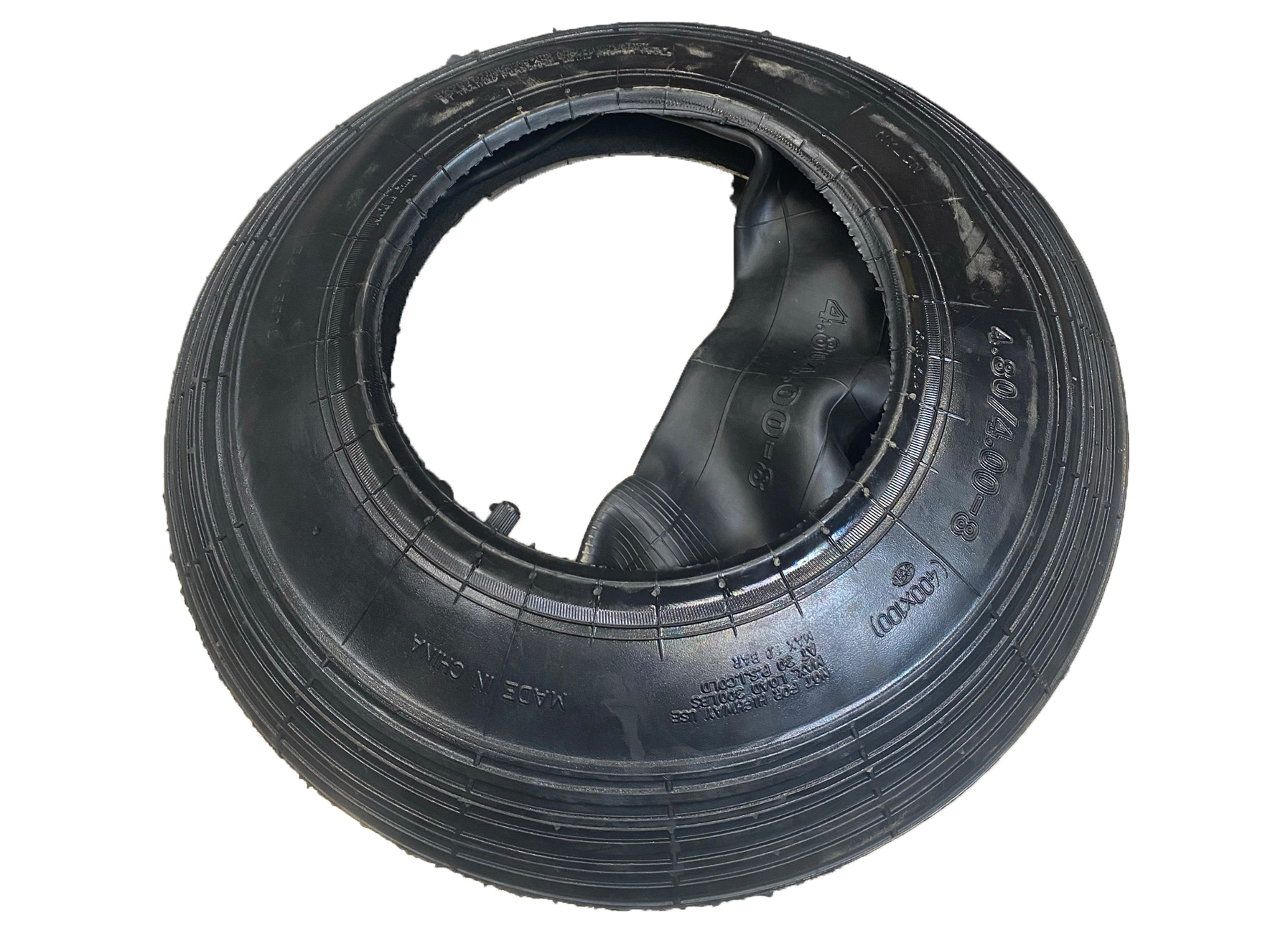 SET DE PNEU + CHAMBRE A AIR 4.80/4.00 - 8