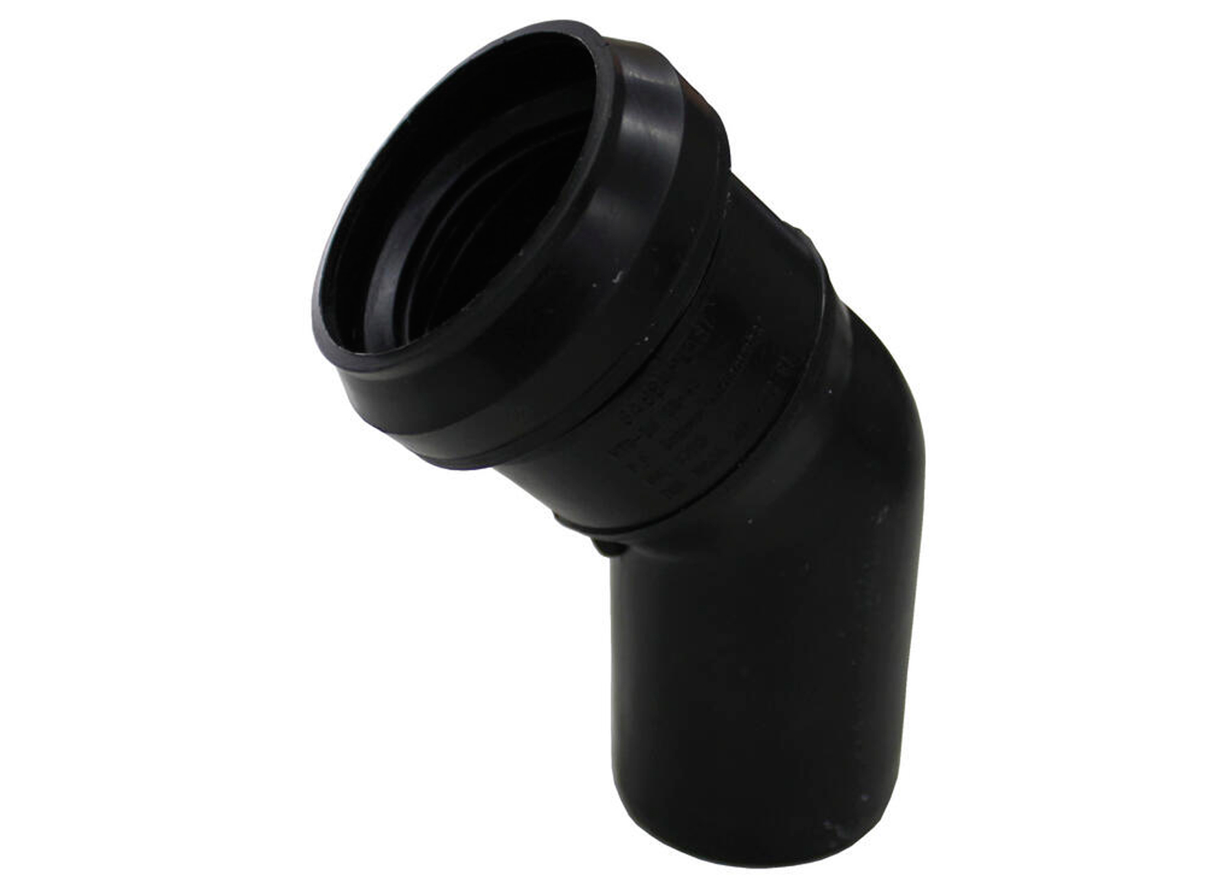 COUDE SANITAIRE Ø32 45° PP NOIR MF