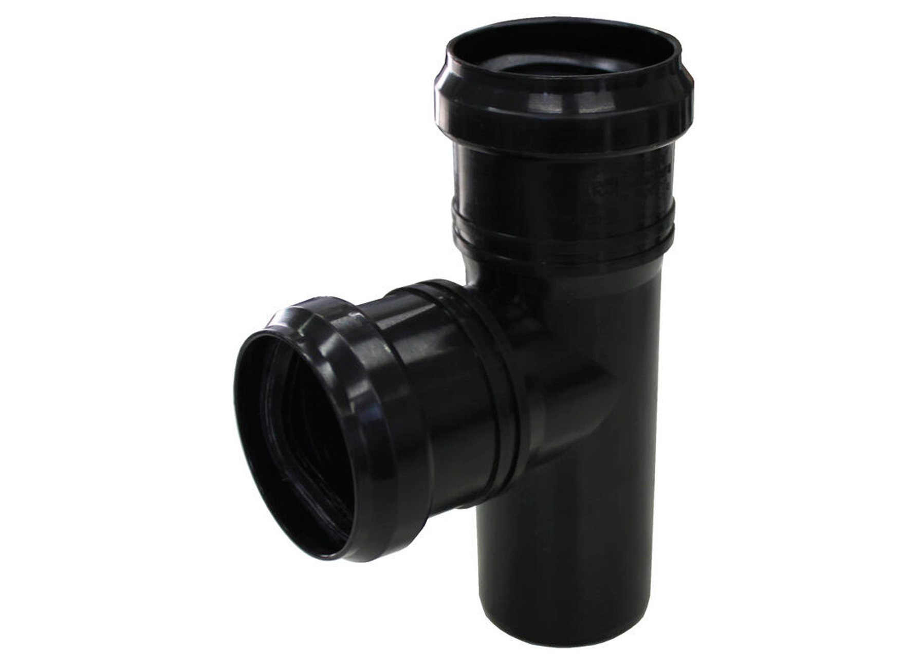 T SANITAIRE Ø32 87° PP NOIR MFF