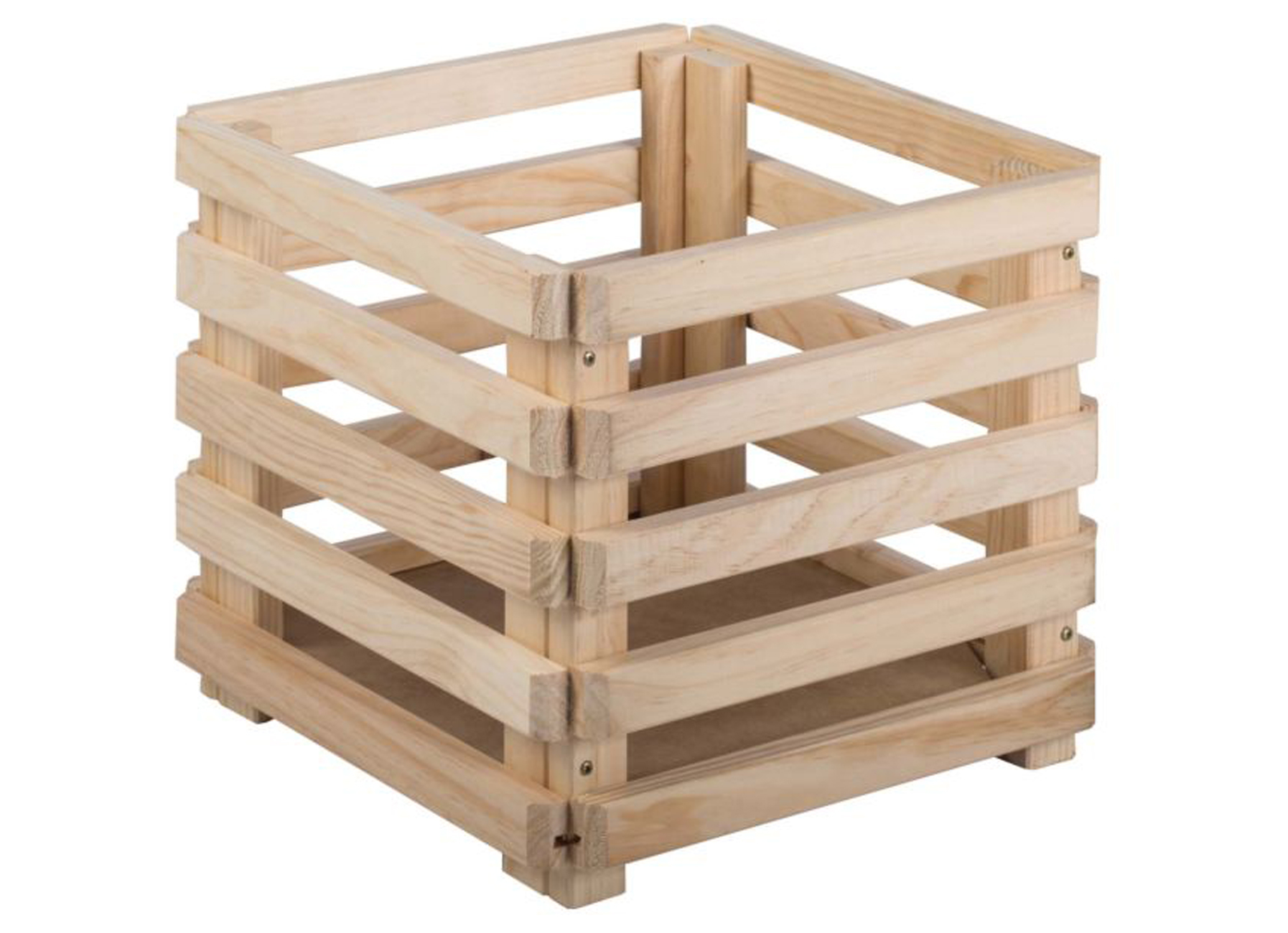 CAISSE EN BOIS EMPILABLE 38X38X35CM