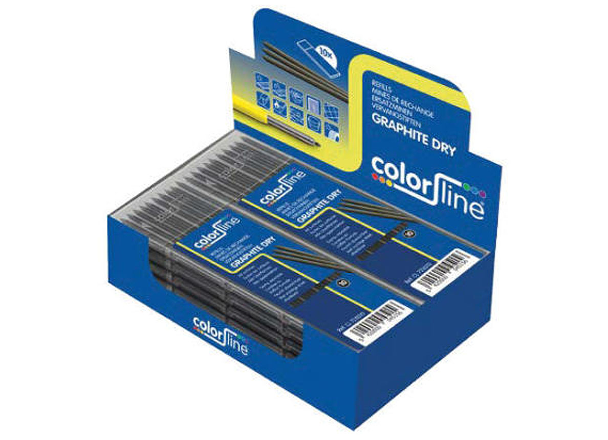 MINE DE RECHANGE POUR GRAPHITE DRY 10 PIECES