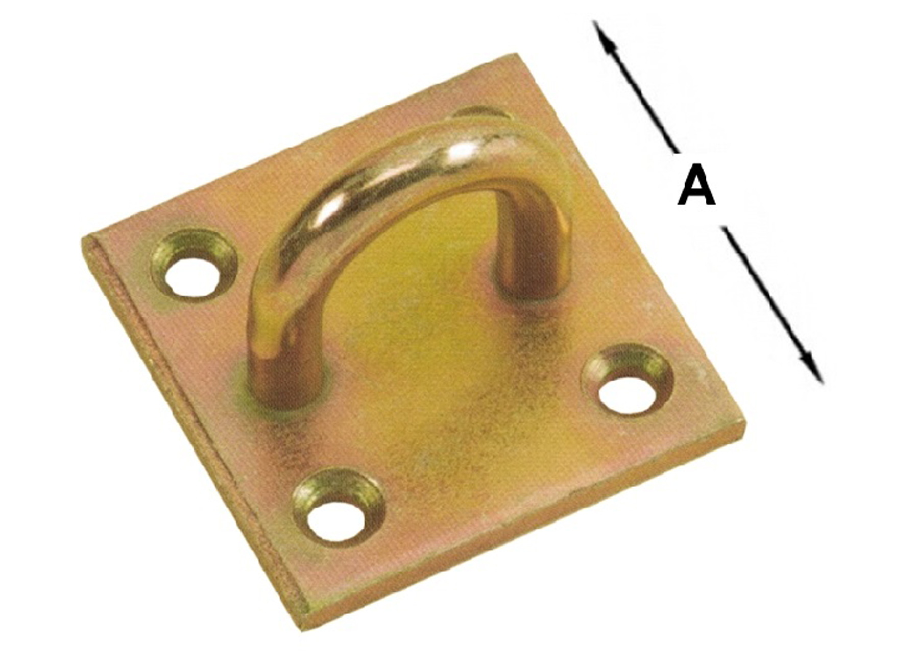 BRIDE D'ABORDAGE BICHROMATEE 8MM 55X55MM