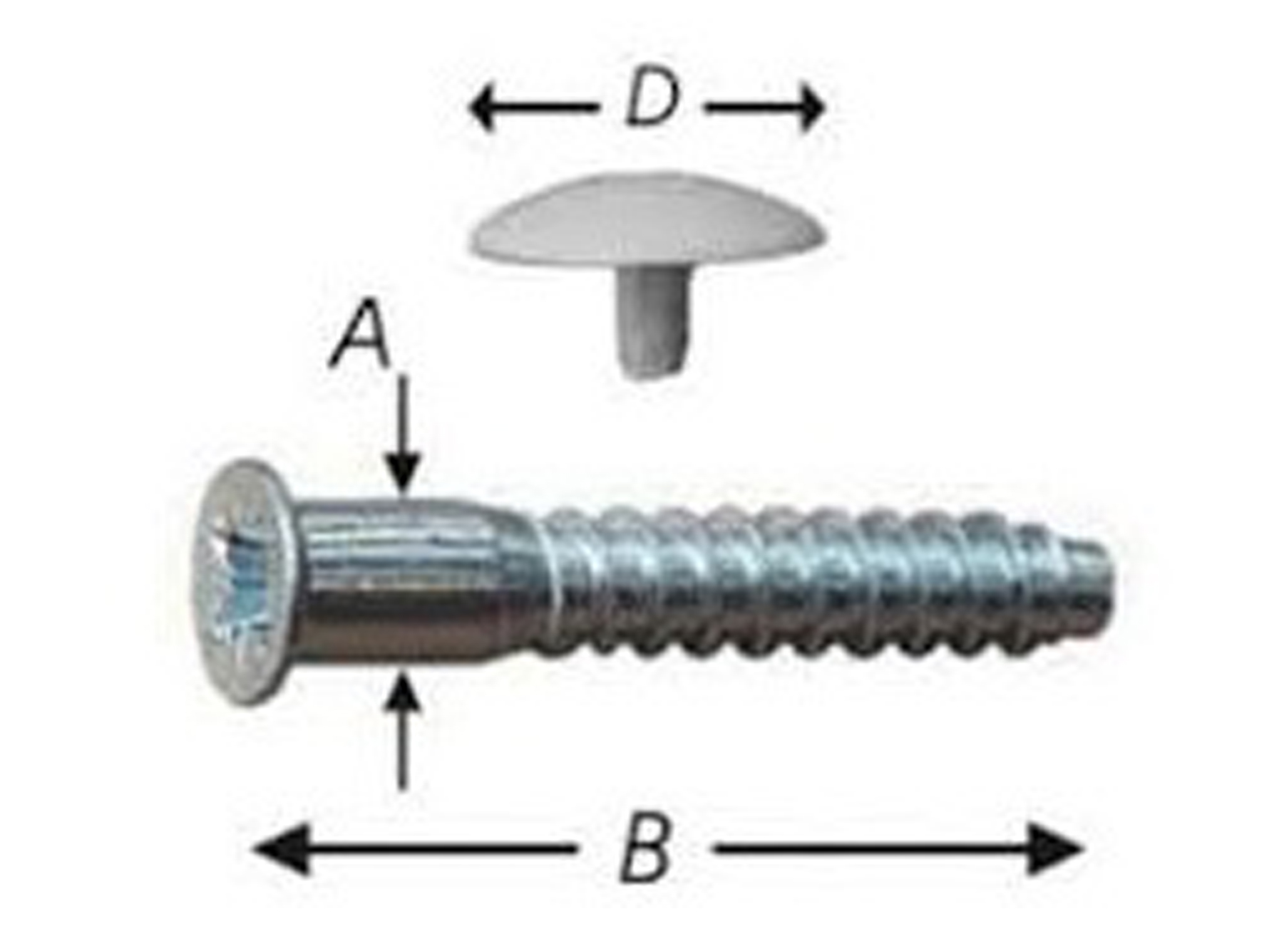 VERBINDINGSSCHROEVENSET UNITA 6,3X40MM 12STK