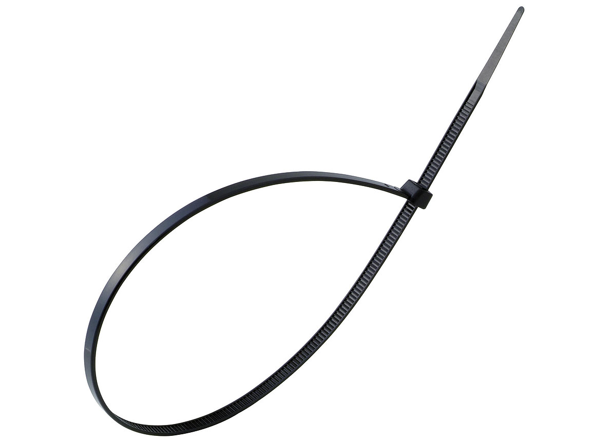 COLLIER 280X3.6MM NOIR 100 PIECES