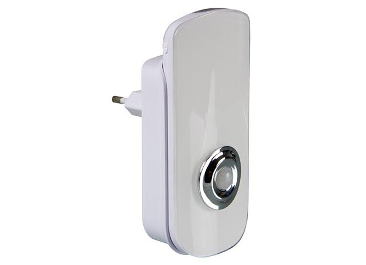 LAMPE DE TORCHE/VEILLEUSE AVEC DETECTEUR PIR RECHARGEABLE