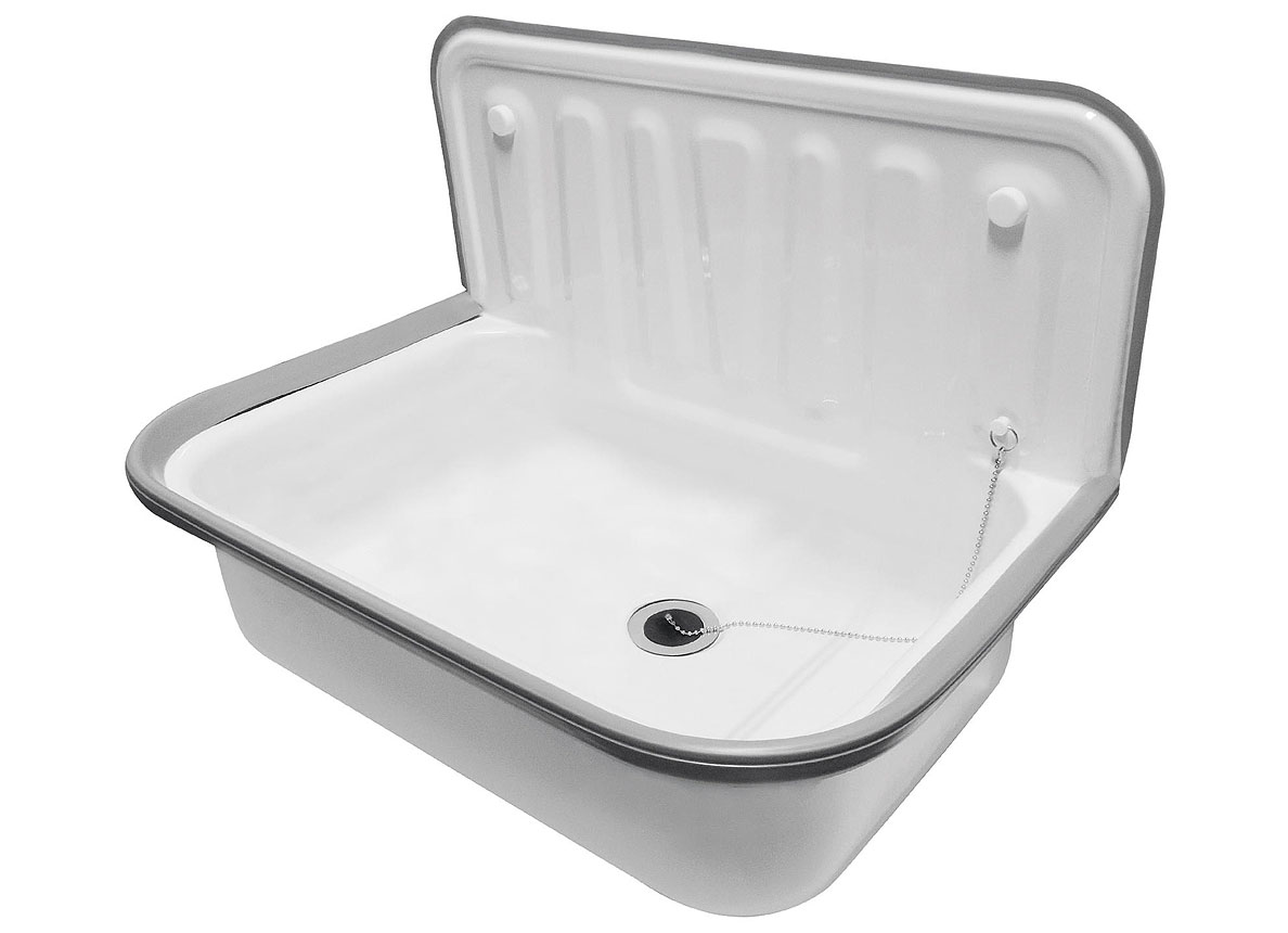 DEVERSOIR TOLE EMAILLEE 49,7 X 33 X 17,5CM