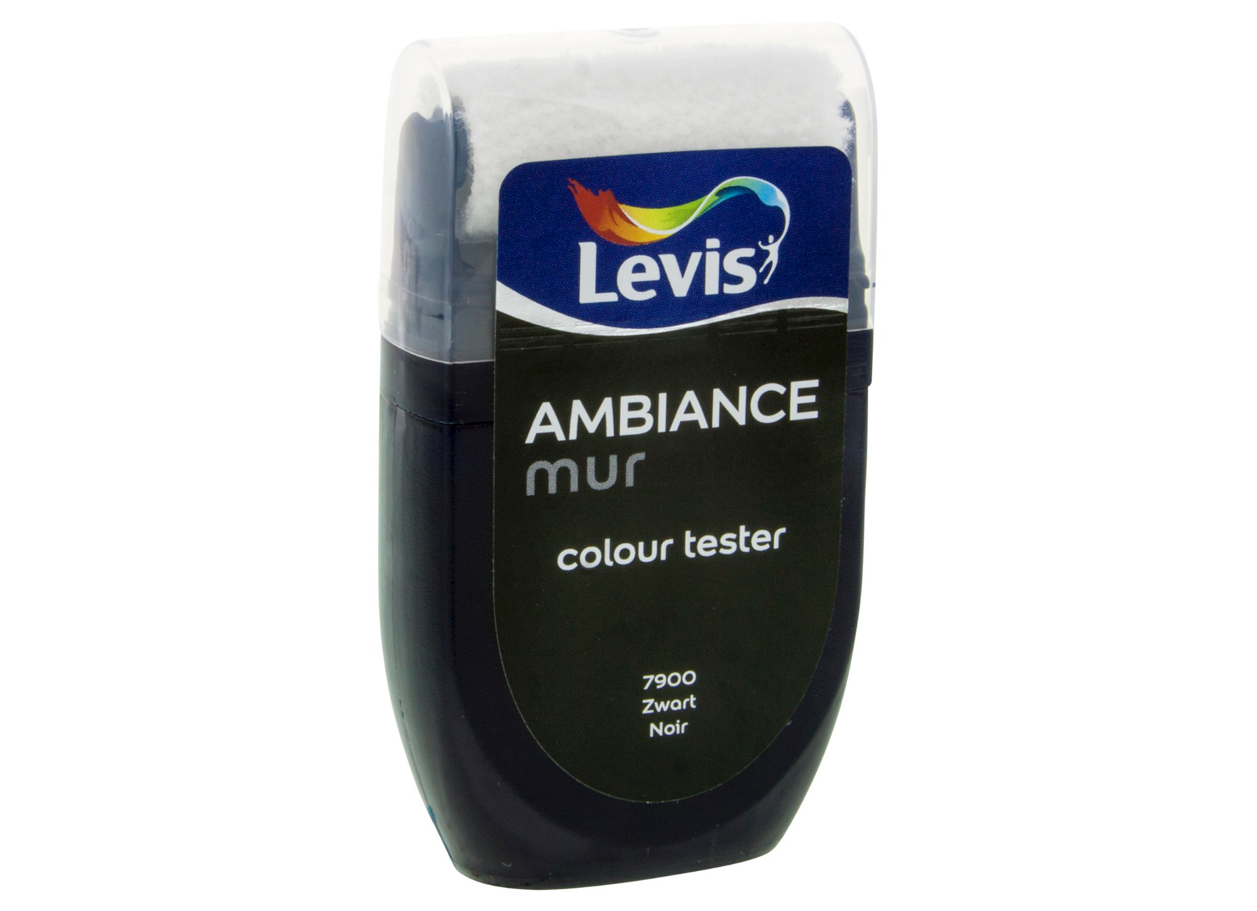LEVIS AMBIANCE MUUR EXTRA MAT COLOUR TESTER ZWART 7900 30ML