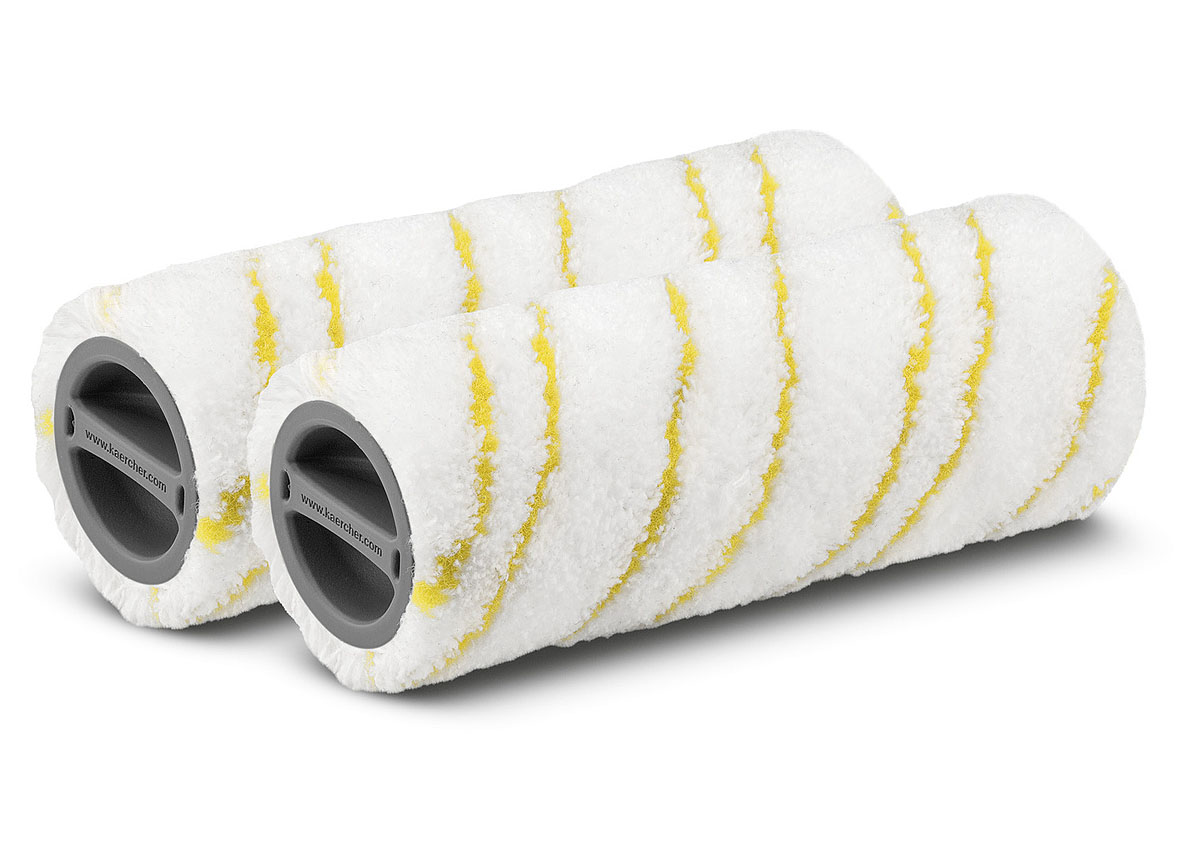 KARCHER SET DE ROULEAUX MICROFIBRES JAUNES