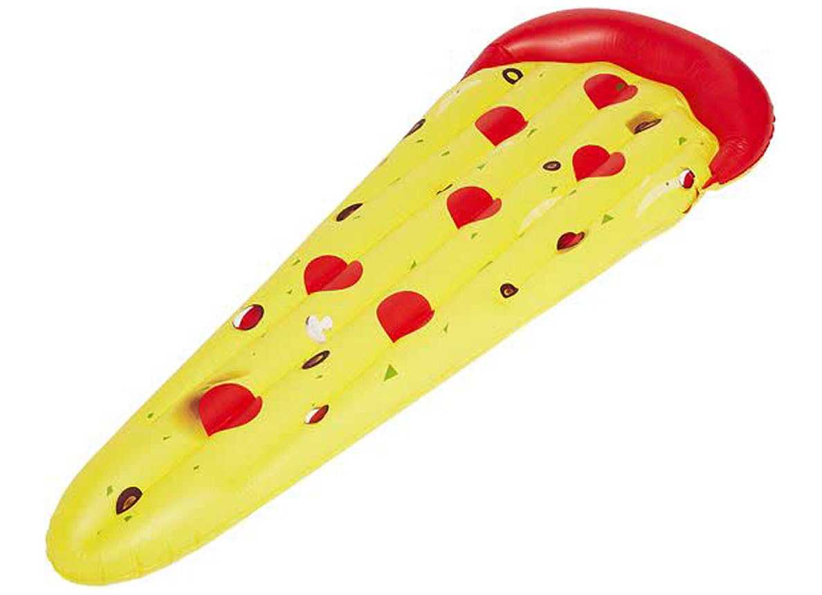 MATELAS GONFLABLE EN FORME DE POINT DE PIZZA