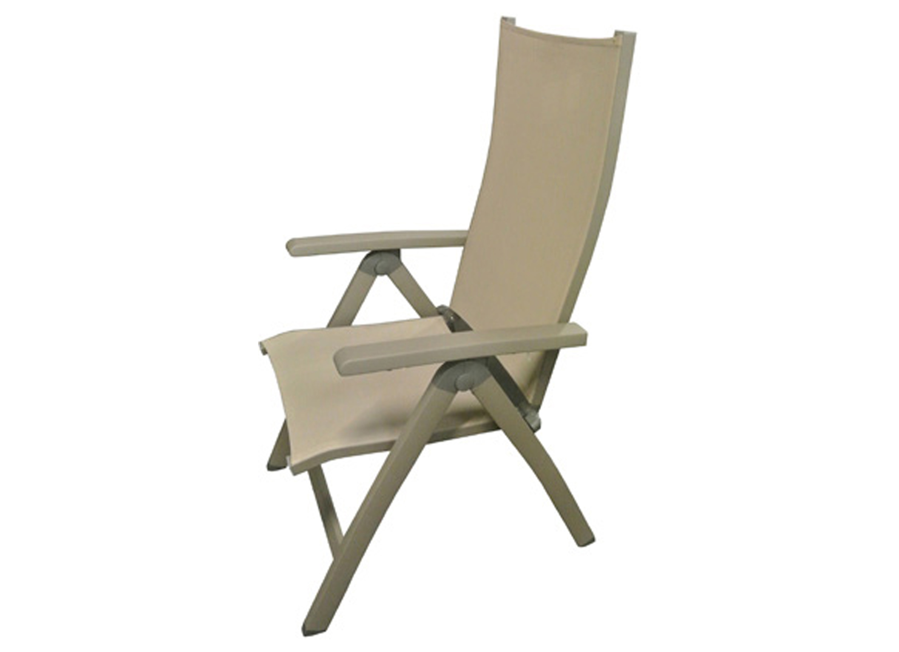 CHAISE REGLABLE TEXTILENE SANTORINI TAUPE