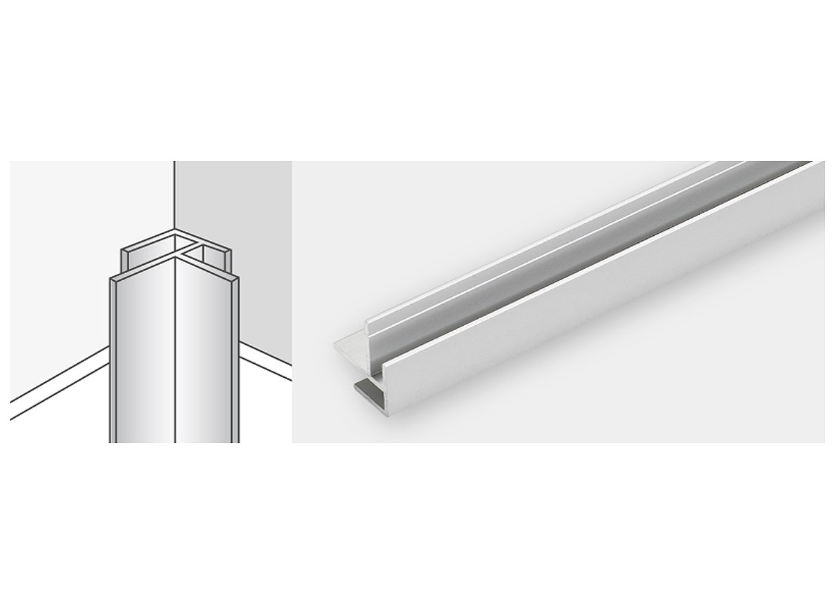 Dumawall Multifix Aluminium Coin Universel 12 20mm 260cm