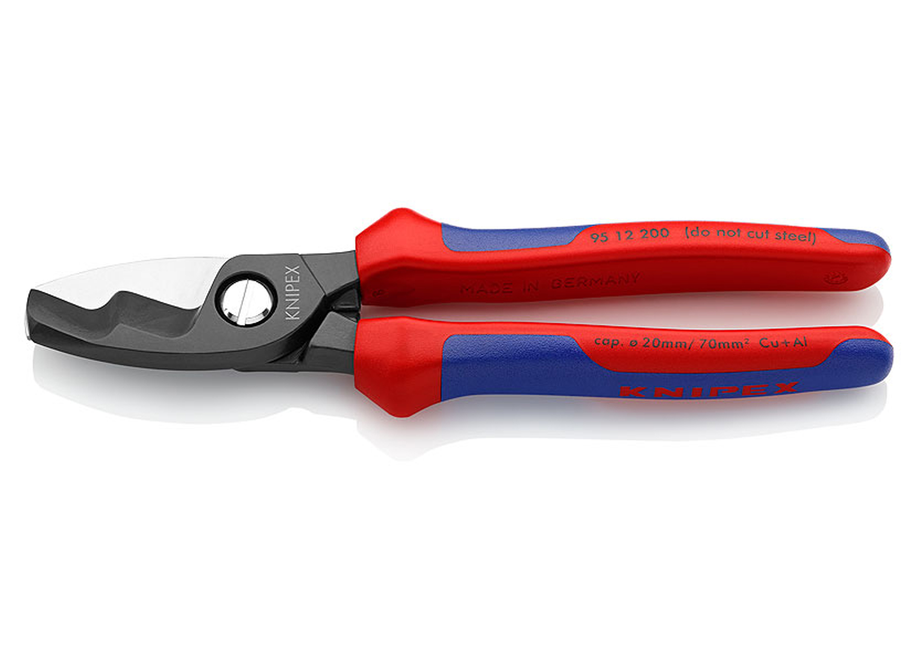 KNIPEX COUPE CABLES A DOUBLE TRANCHANTS 200MM