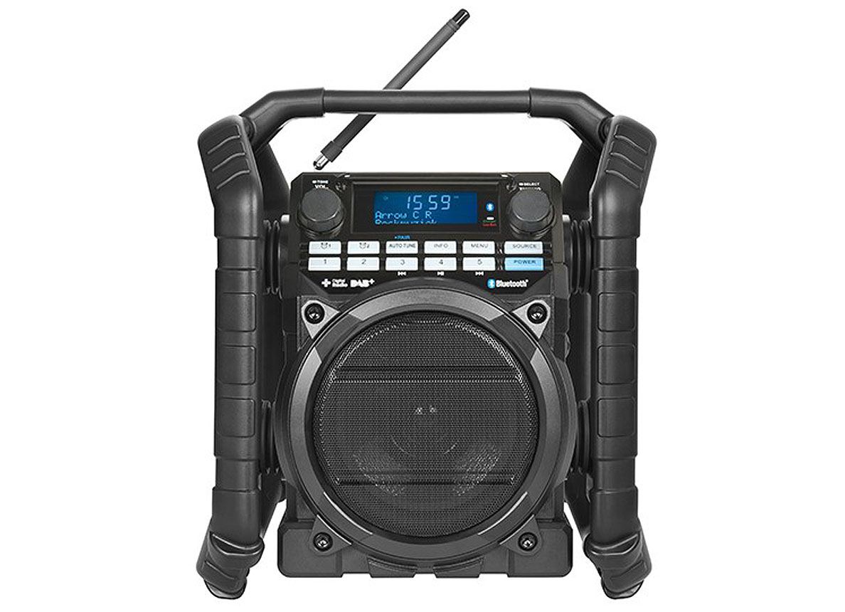 STEAMPACK FM RDS/DAB WERFRADIO MET BLUETOOTH/AUX-IN - OPLAADBAAR