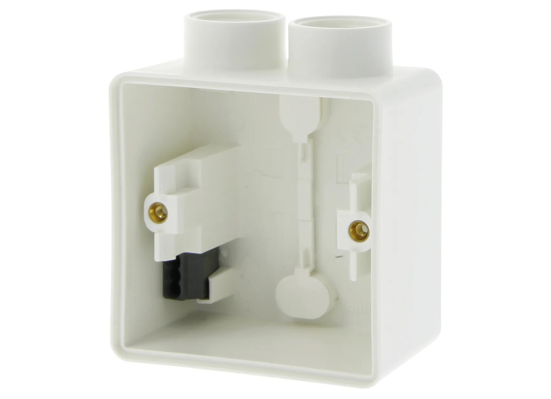 NIKO HYDRO BOITIER SIMPLE EN SAILLIE 2 ENTREES M20 BLANC