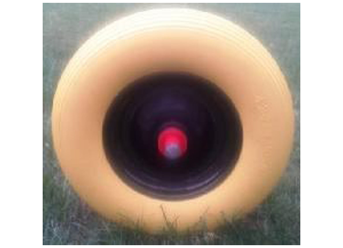 ROUE DE BROUETTE PU JAUNE JANTE EN METAL AVEC AXE