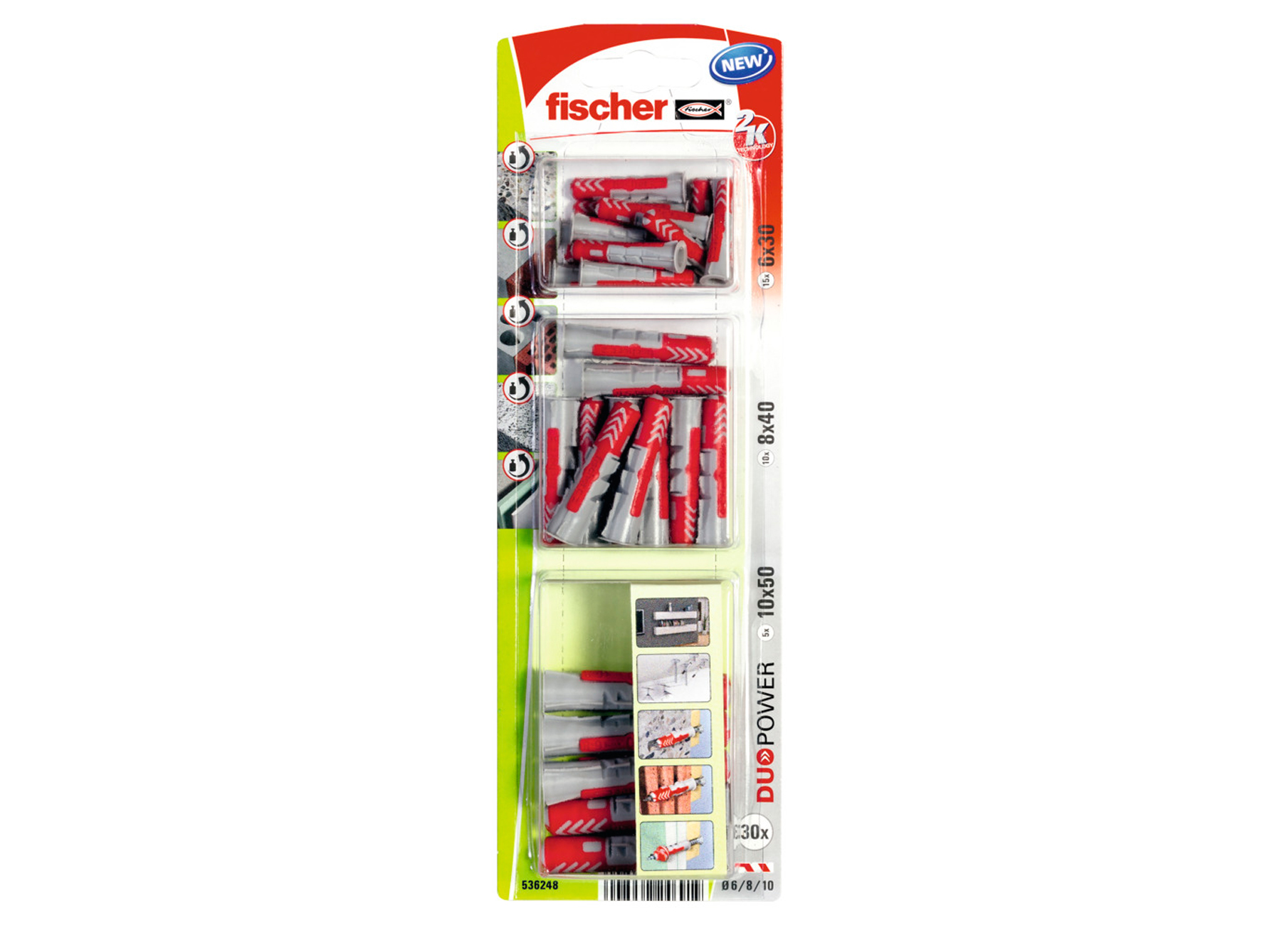 FISCHER DUOPOWER 6X30 (15) / 8X40 (10) / 10X50 (5)