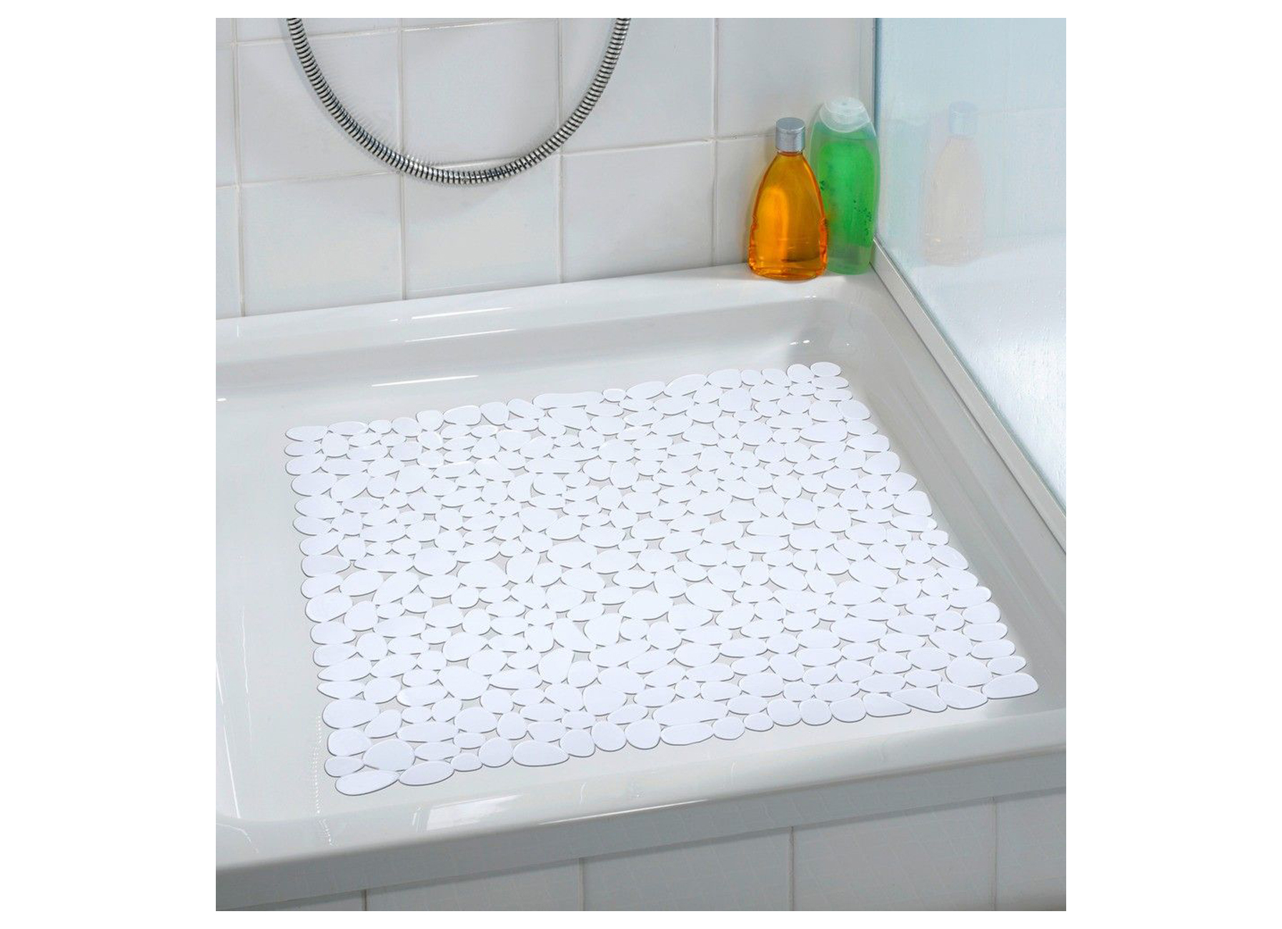 ANTI-SLIP DOUCHEMAT PARADISE WIT 54X54CM