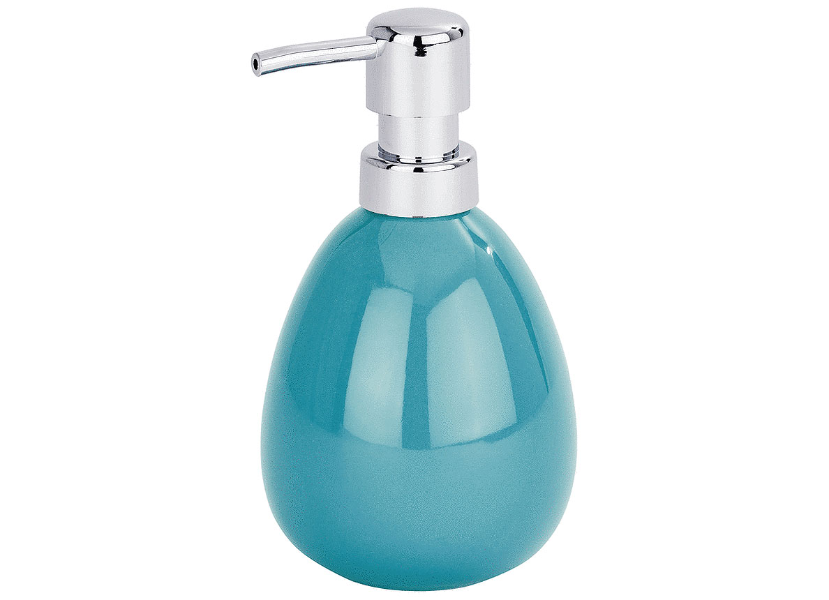 DISTRIBUTEUR DE SAVON POLARIS PETROL CERAMIQUE 390ML