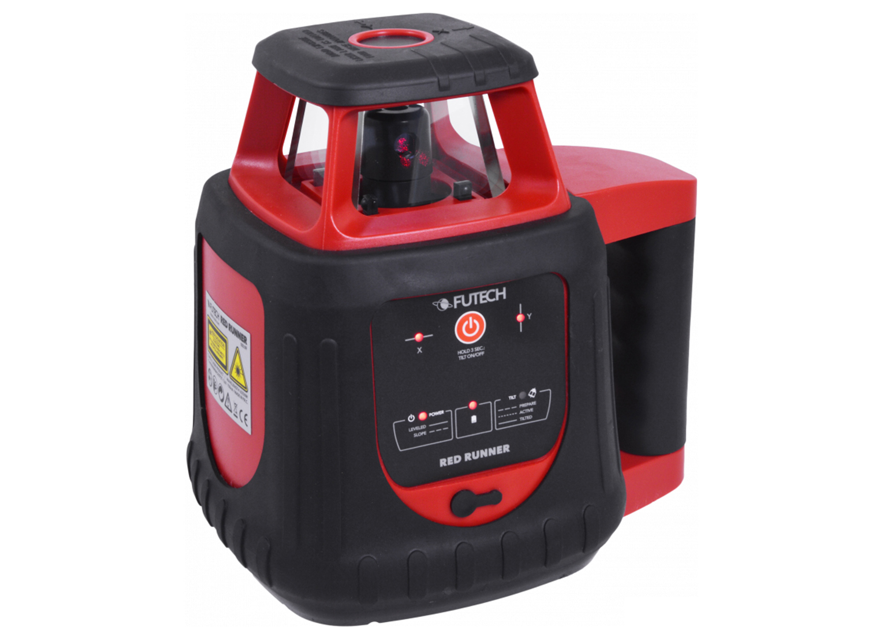 FUTECH RED RUNNER CASE-SET + GYRO RECEIVER + TREPIED + MIRE