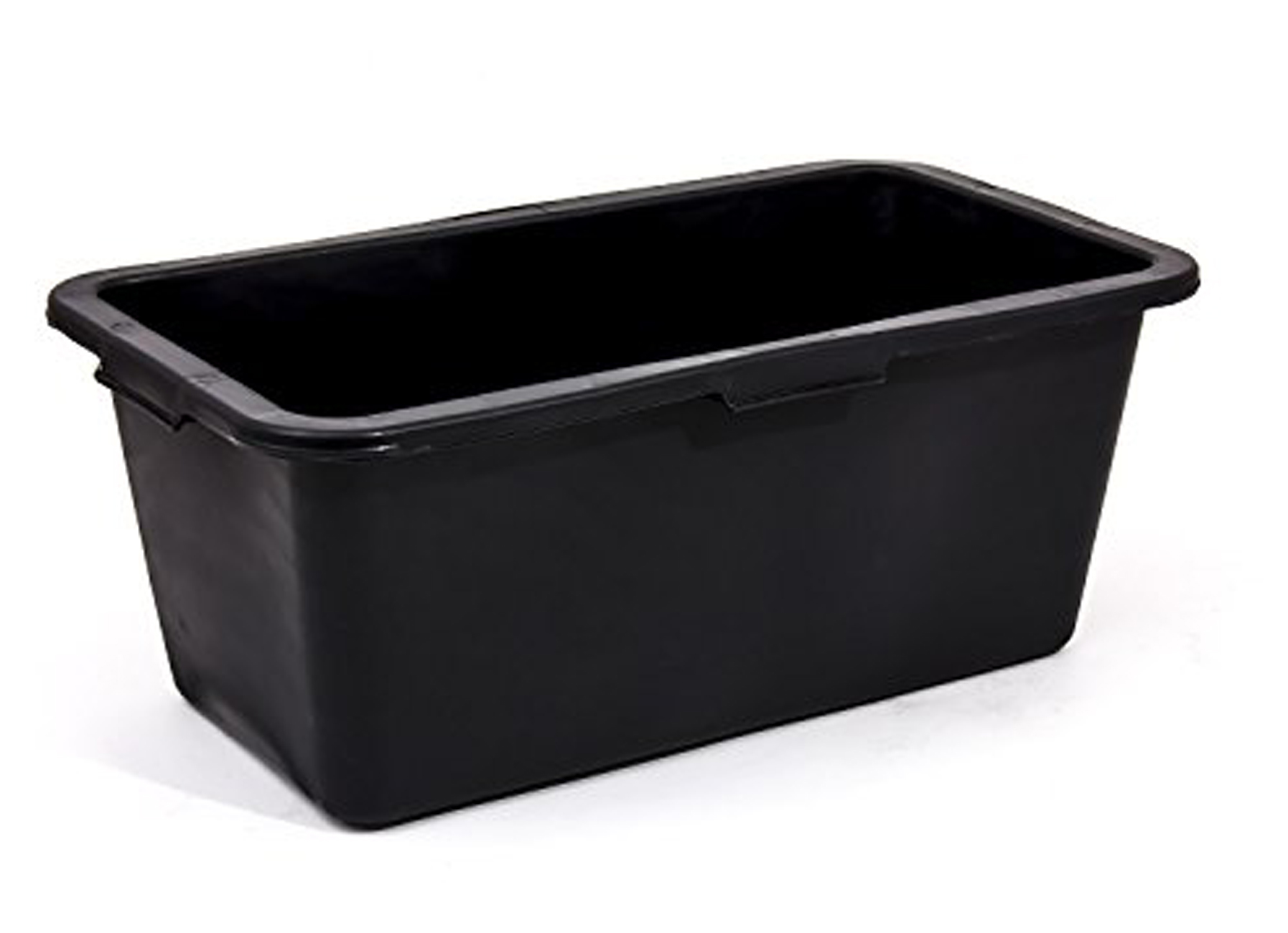 MORTELKUIP RECHTHOEKIG ZWART 60L