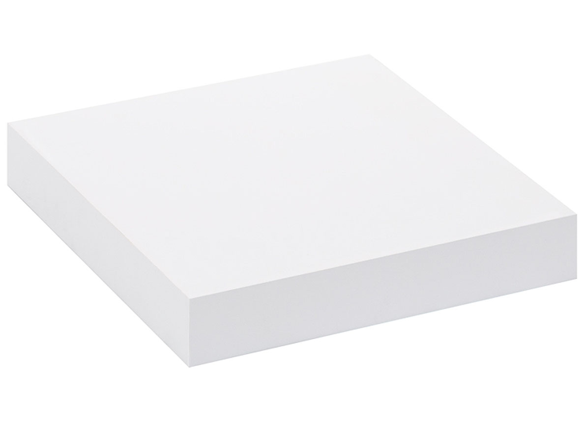 TABLETTE MURALE 23CM BLANC