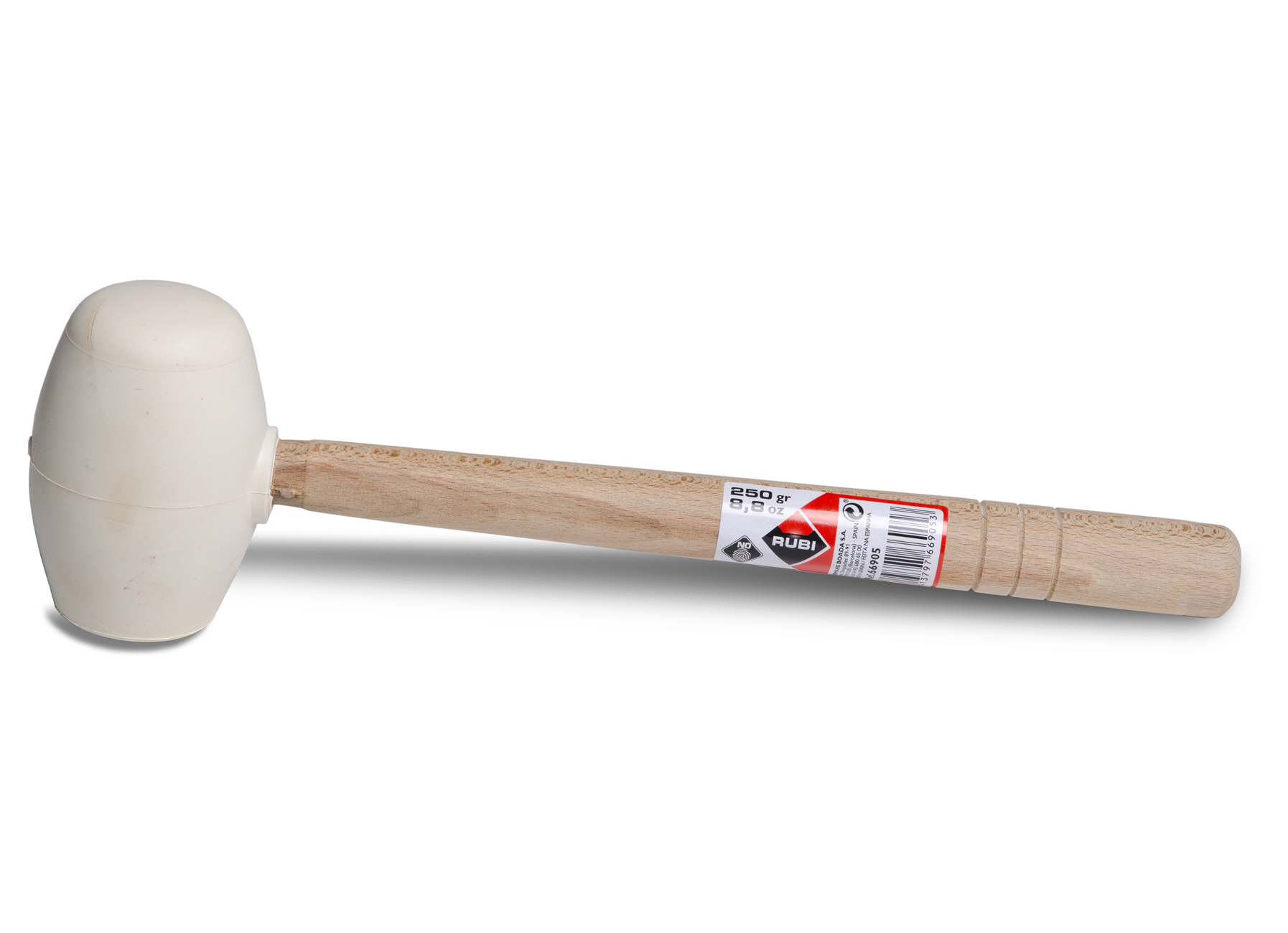 RUBI MAILLET EN CAOUTCHOUC BLANC 250G