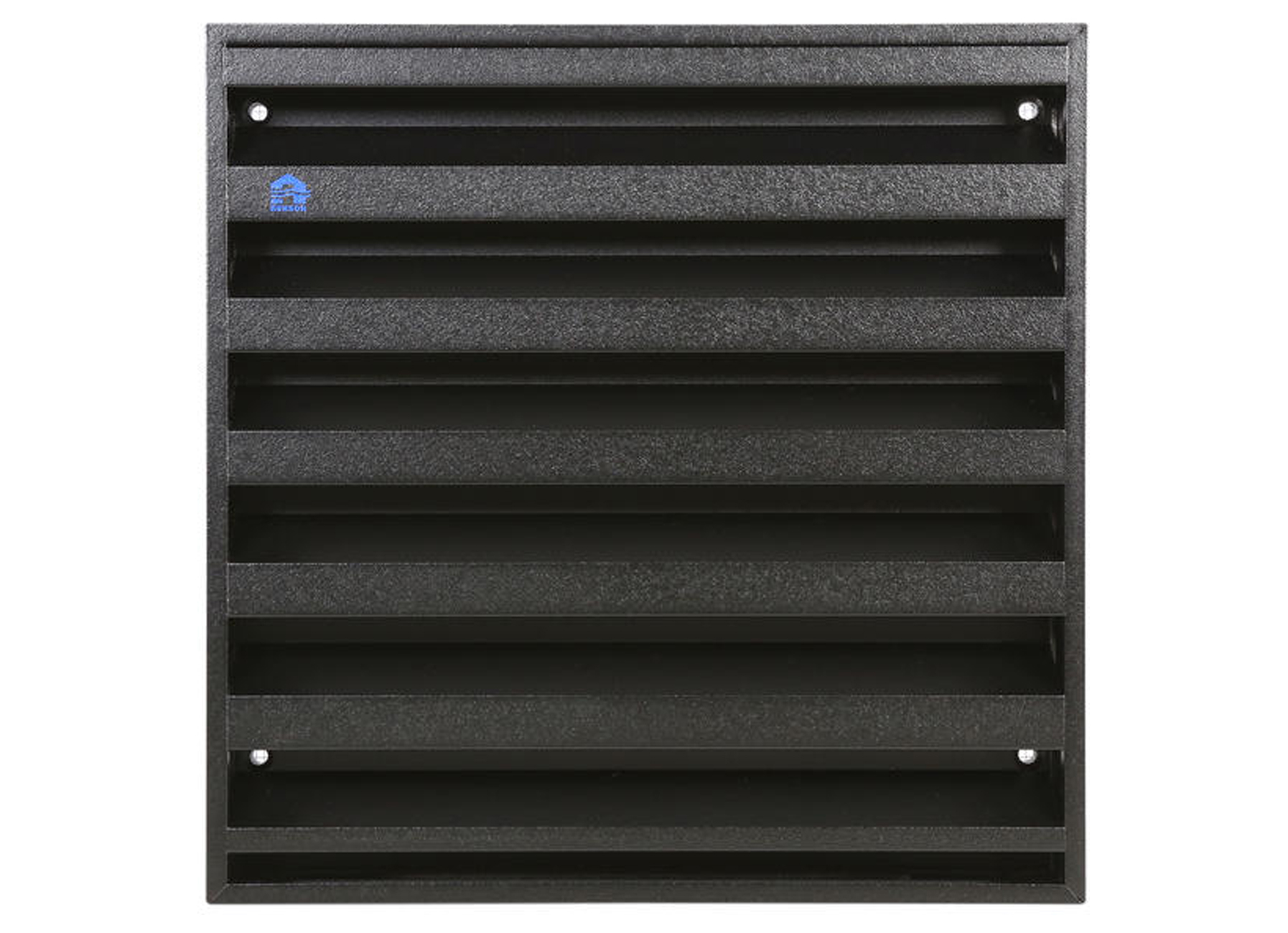 RENSON GRILLE EN APPLIQUE 431 ALU NOIR 165X165MM