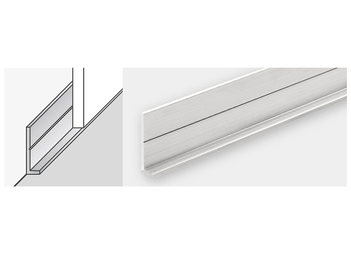Dumawall Profile De Depart Aluminium 260cm Carrelage Produits