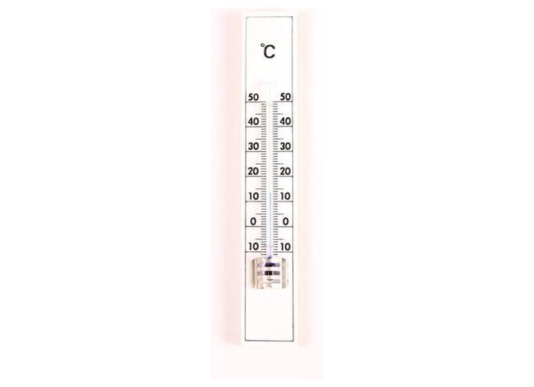 HOUTEN THERMOMETER WIT 15CM