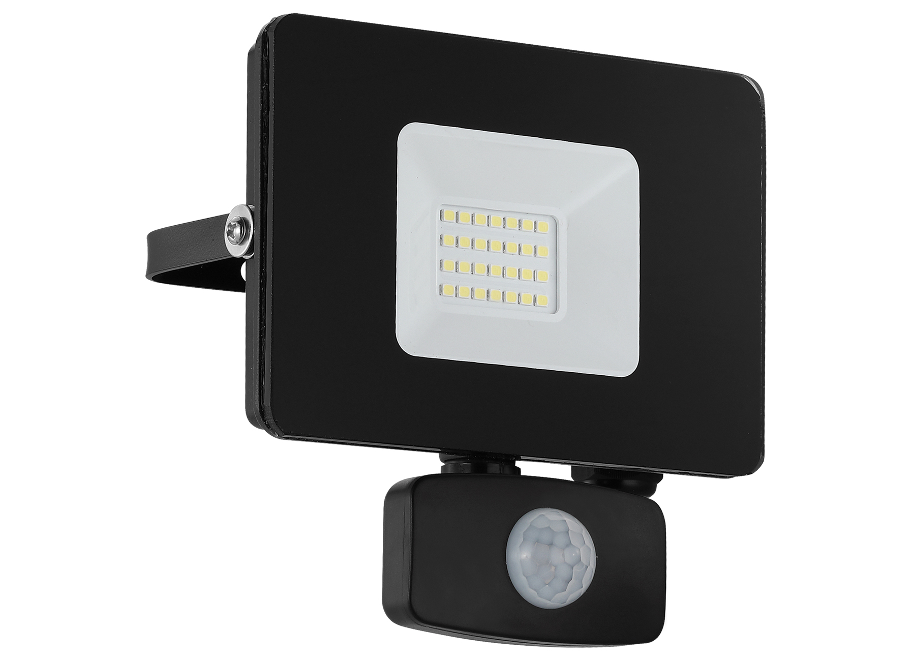 EGLO ALU LED STRALER 20W MET SENSOR ZWART 'FAEDO 3'
