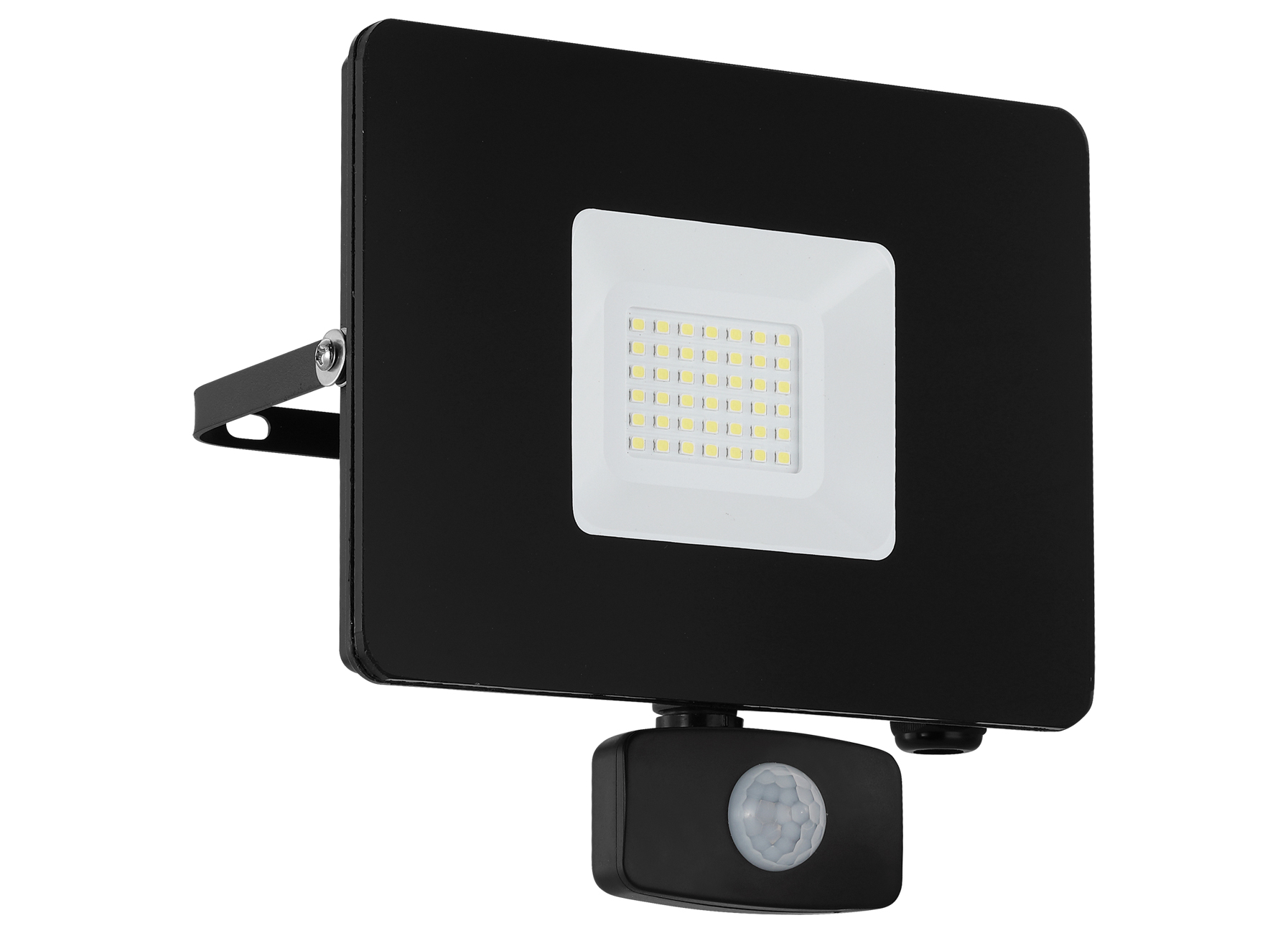EGLO ALU LED STRALER 30W MET SENSOR ZWART 'FAEDO 3'