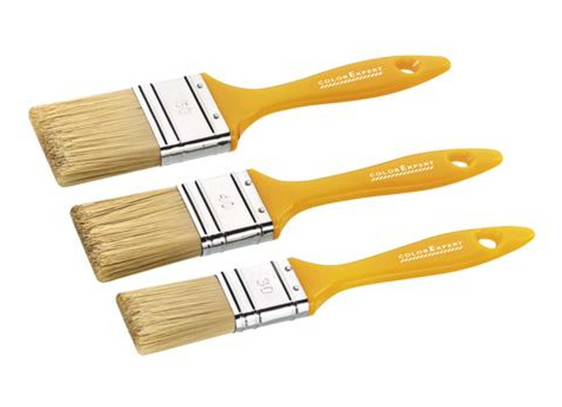 PINCEAUS DE PEINTURE PLAT 30/40/50MM SOIES SYNTHETIQUES (3 PCS)