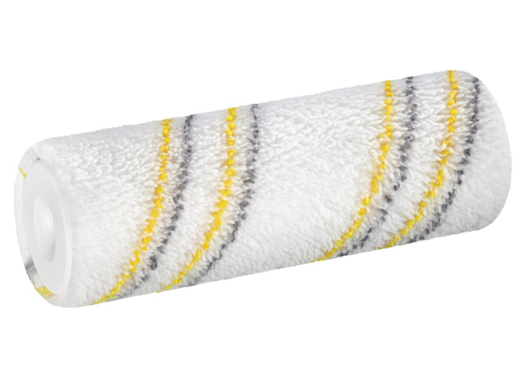 ROULEAU DE LAQUAGE 12CM Ø30 MICROFIBRE JAUNE/GRIS 5MM RUGUEUX