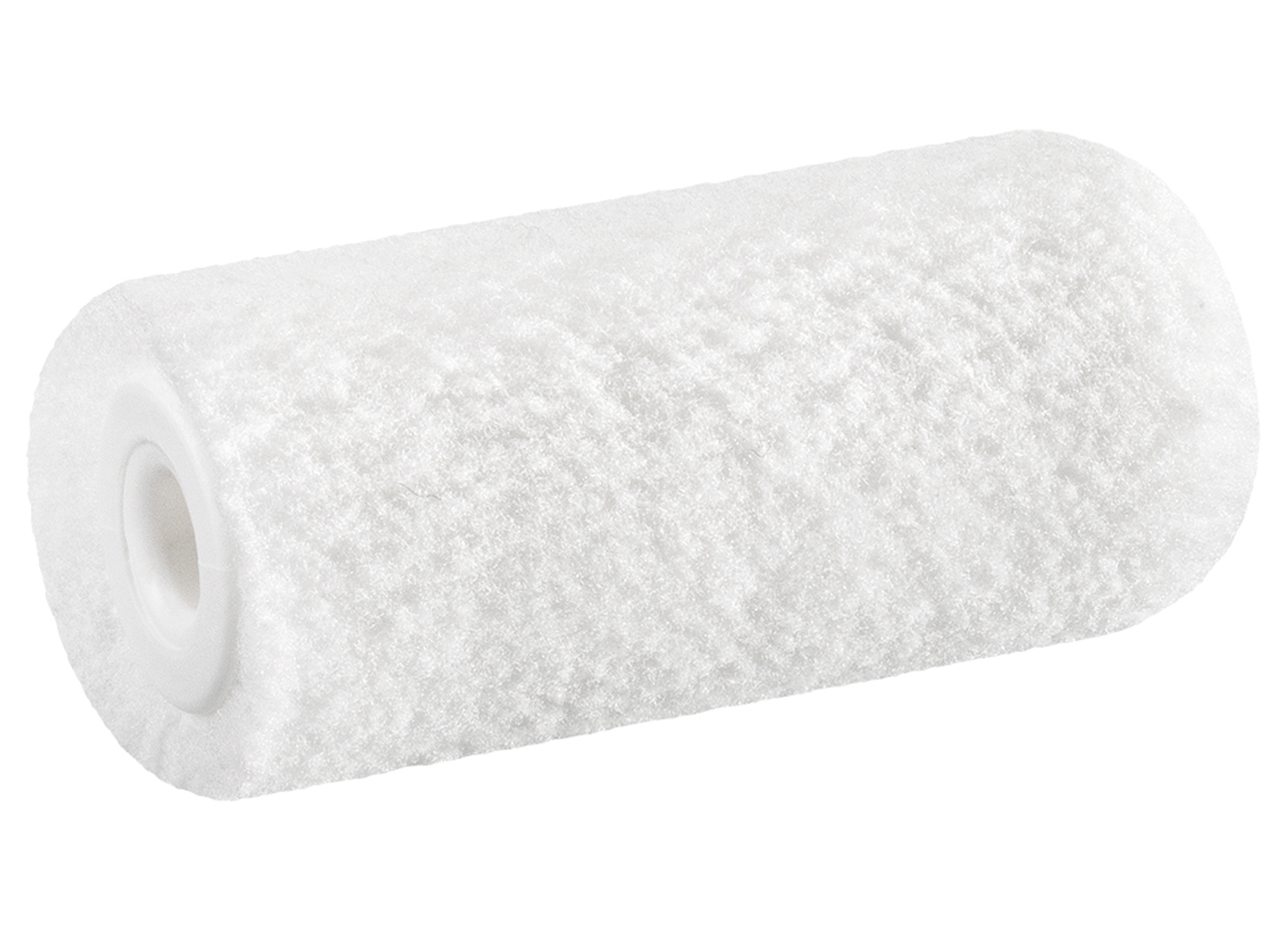 ROULEAU DE RECHANGE LAQUE 6CM Ø15 FEUTRE BLANC 5MM RUGUEUX 2PCS